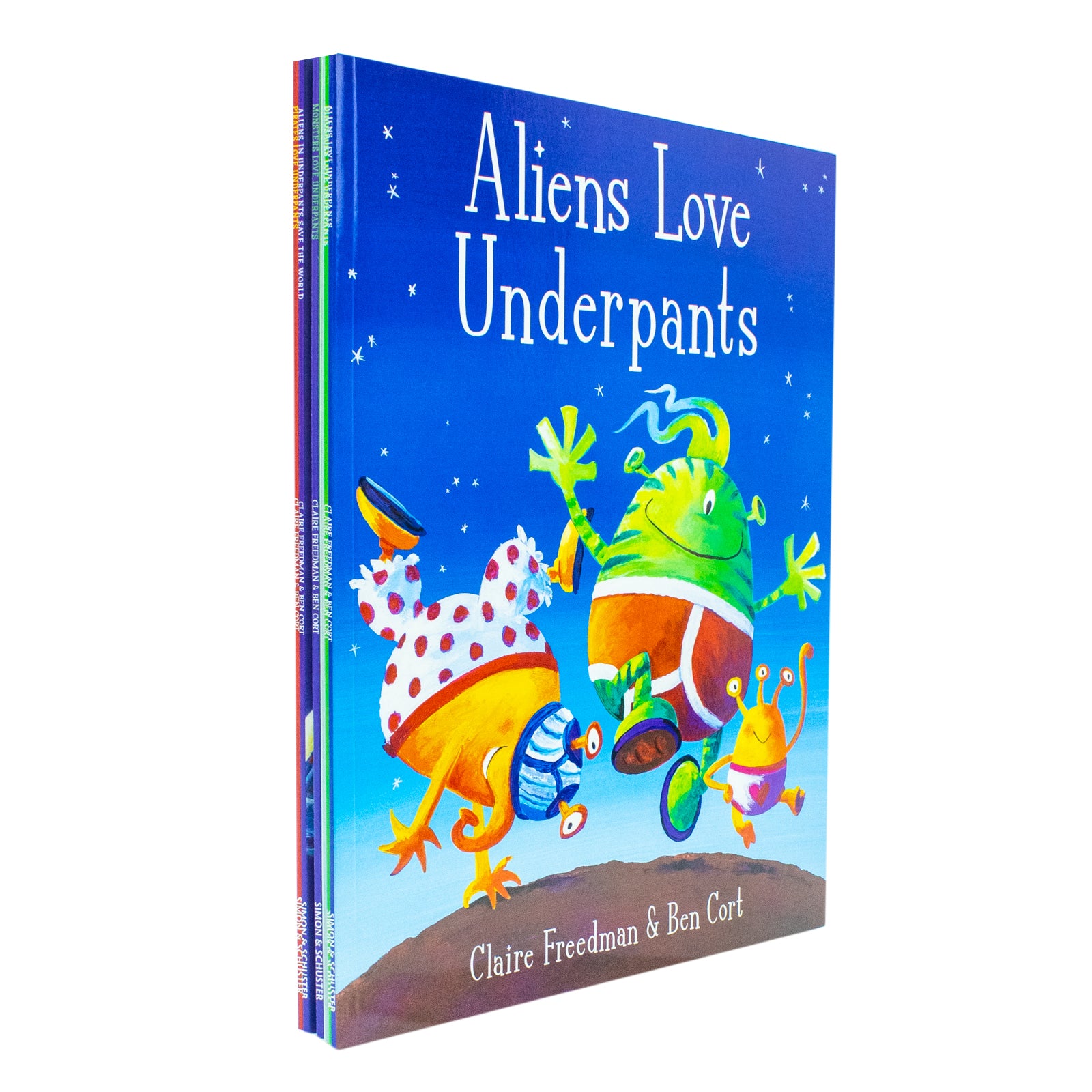 Aliens Love Underpants Collection Series 6 Books Set by Claire Freedman & Ben Cort - Lets Buy Books