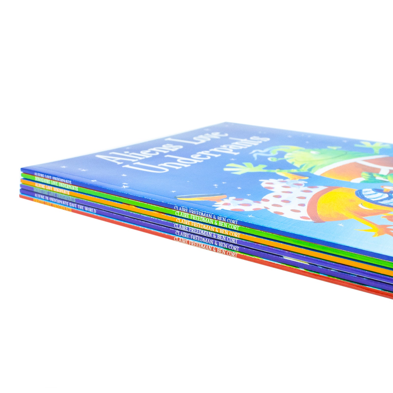Aliens Love Underpants Collection Series 6 Books Set by Claire Freedman & Ben Cort - Lets Buy Books