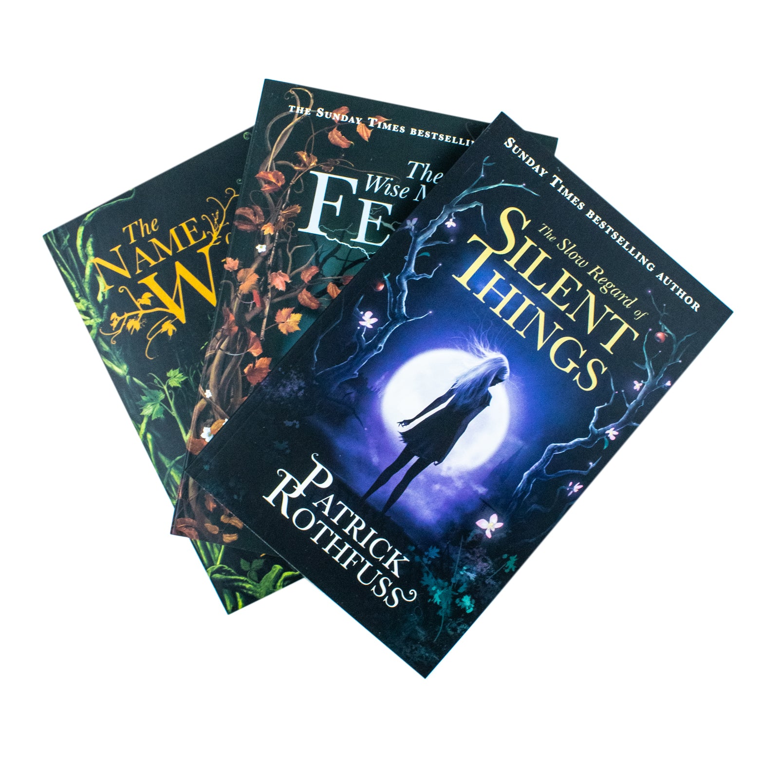 The Kingkiller Chronicle Series 3 Books Collection Set by Patrick Rothfuss Name of the Wind by Patrick Rothfuss