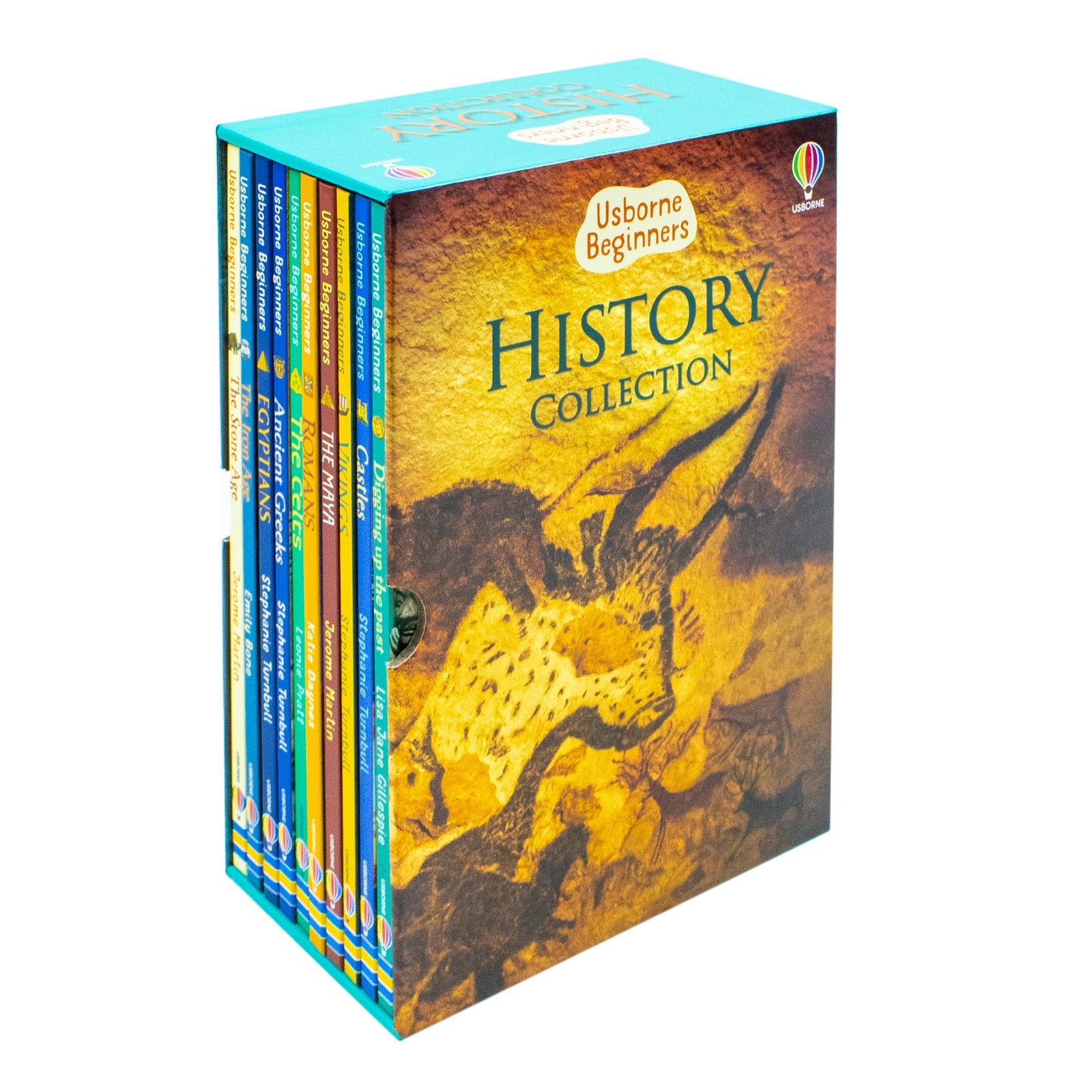 Usborne Beginners History 10 Books Collection Box Set Stone Age, Iron age Hardcover - Lets Buy Books