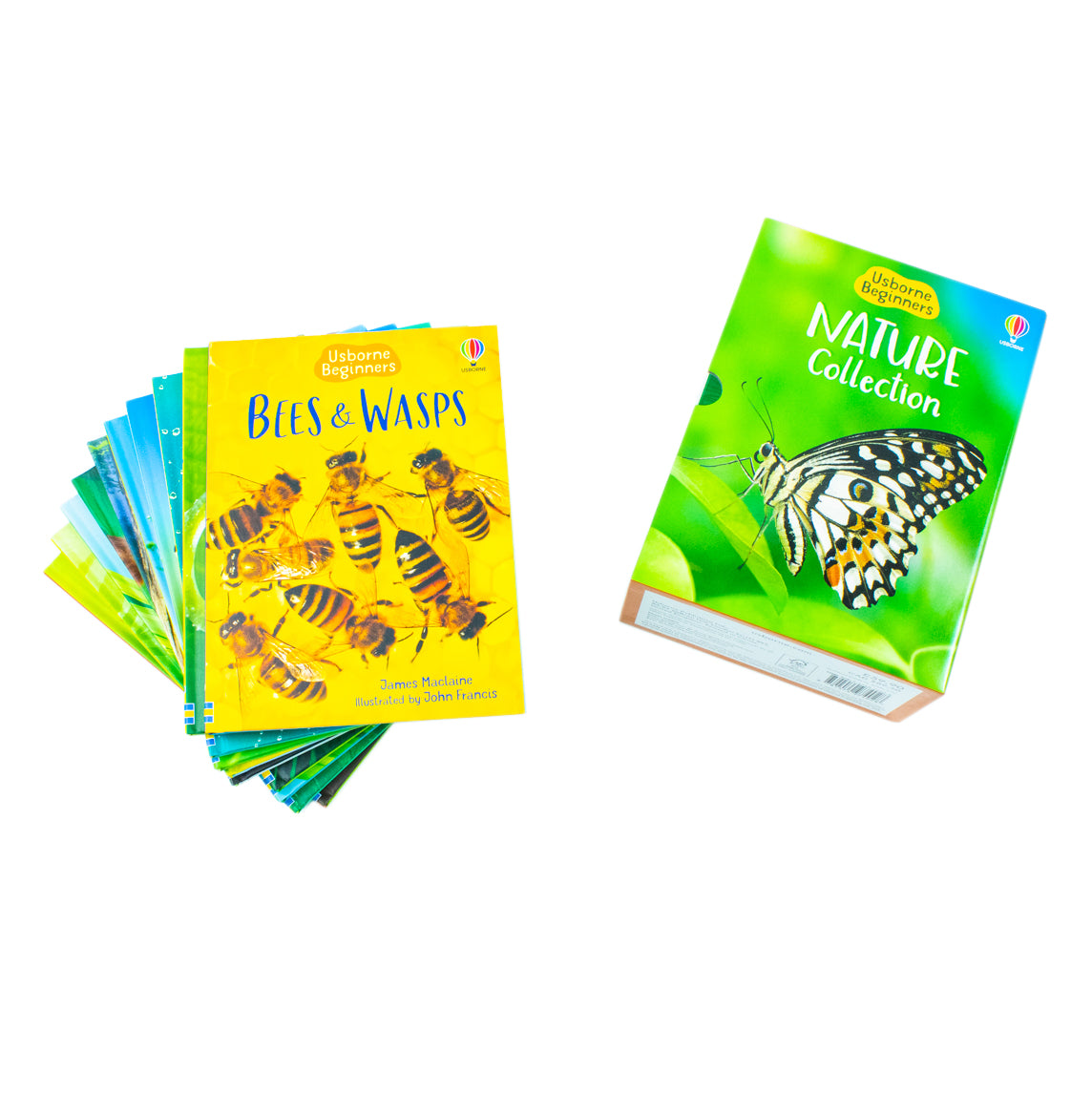 Usborne Beginners Nature 10 Books Box Set Collection Reptiles, Rainforest Hardcover - Lets Buy Books