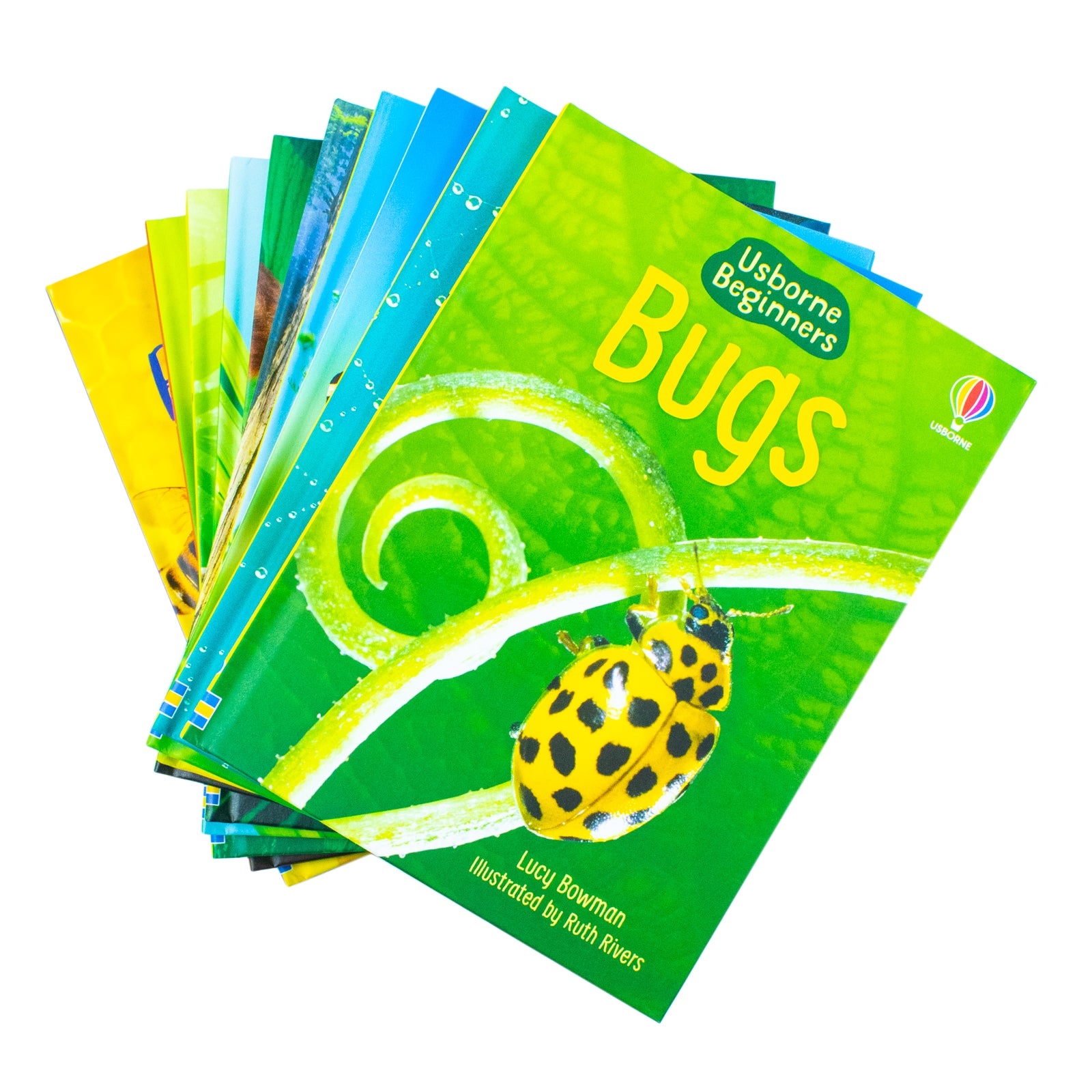 Usborne Beginners Nature 10 Books Box Set Collection Reptiles, Rainforest Hardcover - Lets Buy Books