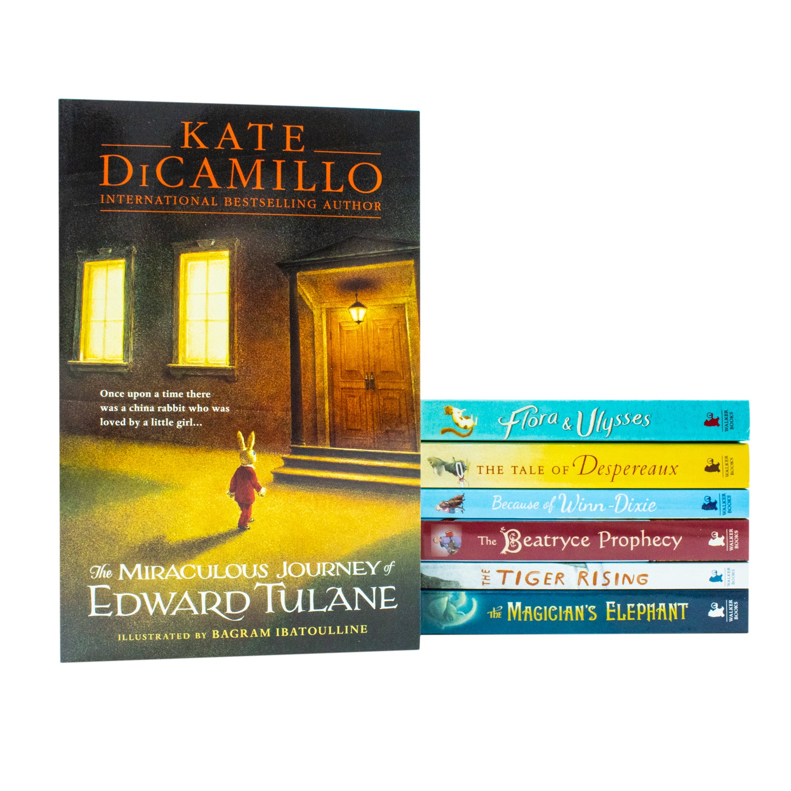 Kate Dicamillo Collection 7 Books Box Set Magician's Elephant, Tiger Rising, Flora & Ulysses - Lets Buy Books