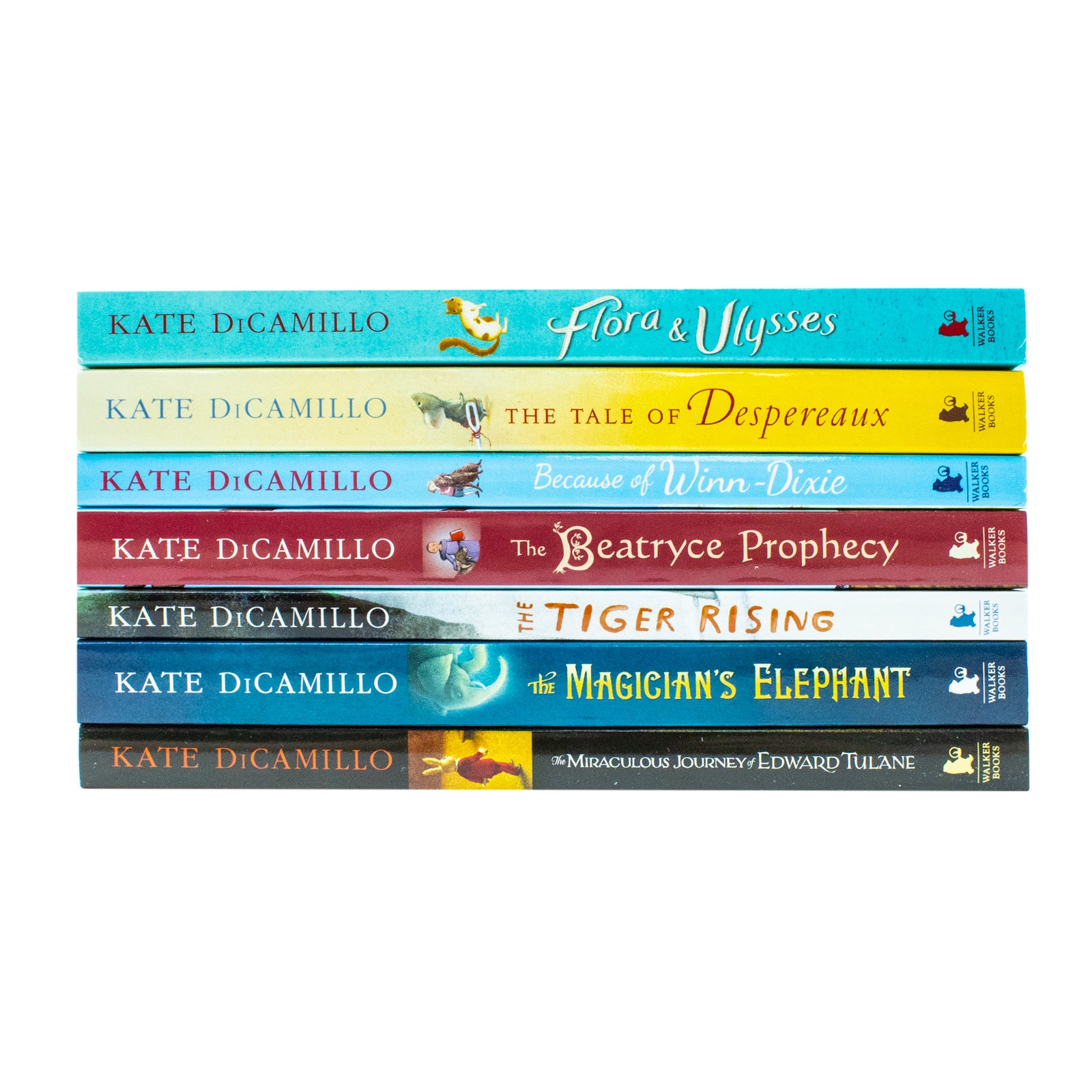 Kate Dicamillo Collection 7 Books Box Set Magician's Elephant, Tiger Rising, Flora & Ulysses - Lets Buy Books