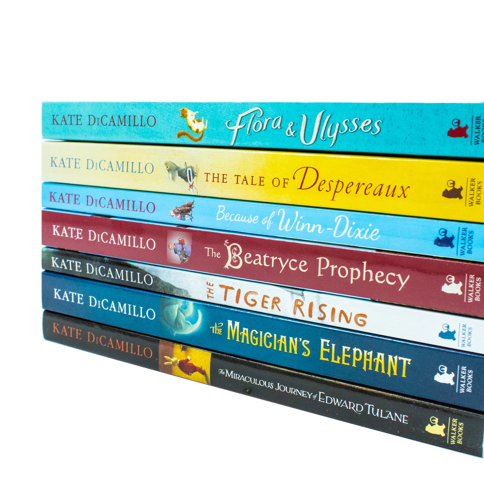Kate Dicamillo Collection 7 Books Box Set Magician's Elephant, Tiger Rising, Flora & Ulysses - Lets Buy Books