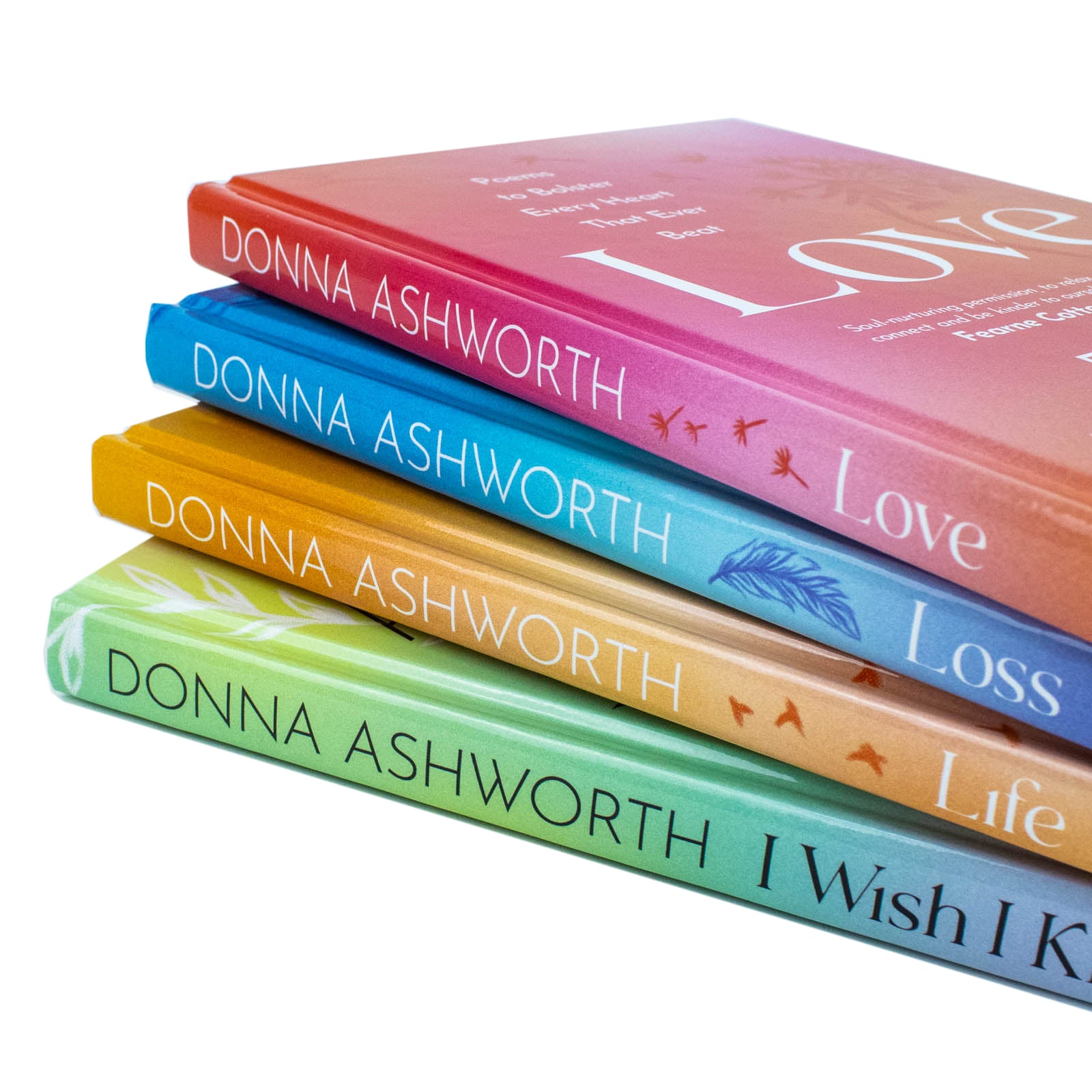 Donna Ashworth Collection 4 Books Set Hardback (I Wish I Knew, Love, Loss & Life) - Lets Buy Books