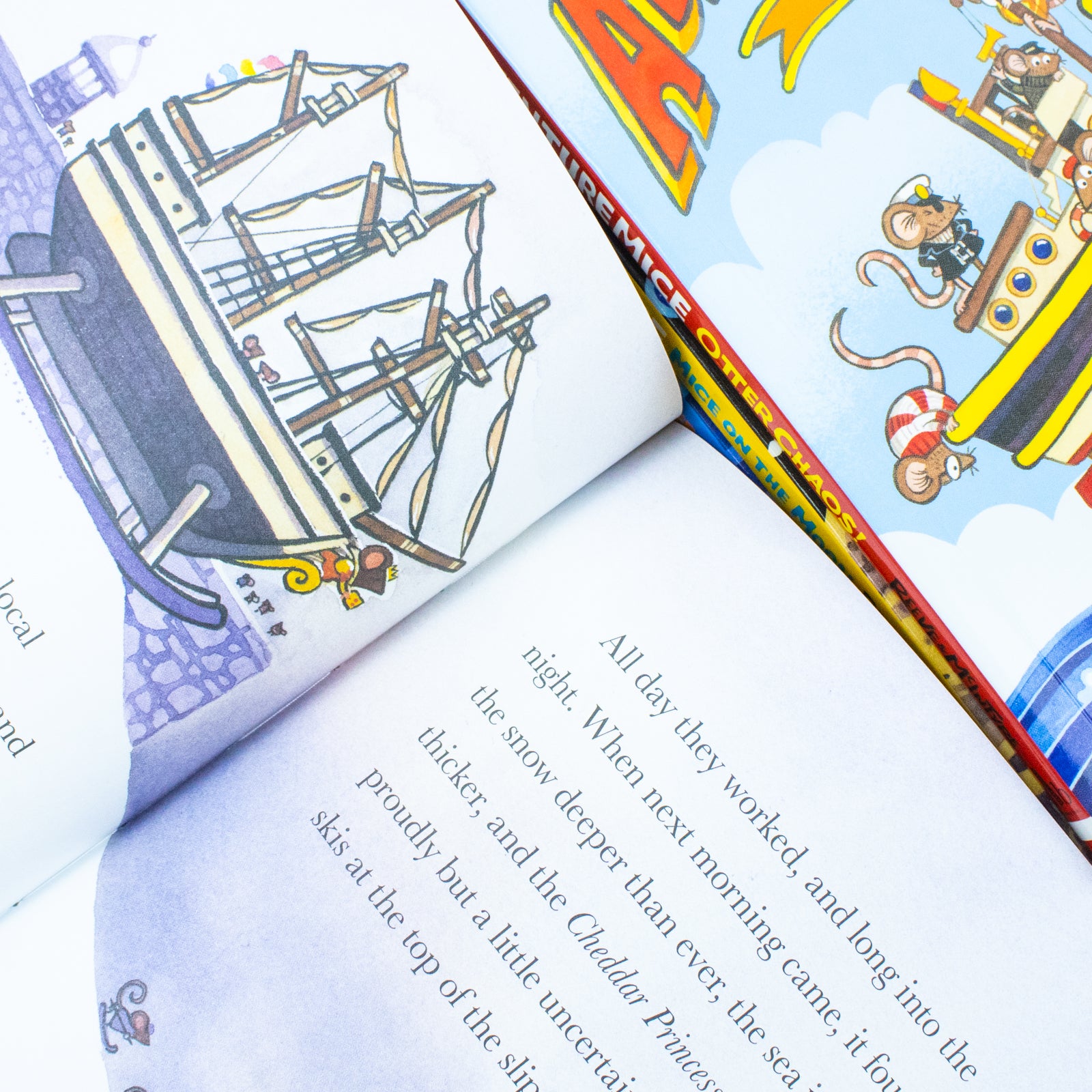 Adventure Mice 4 Books Collection Set by Reeve & McIntyre (Mice on the Ice, Otter Chaos, Mermouse Mystery, Mice on the Moon) - Lets Buy Books