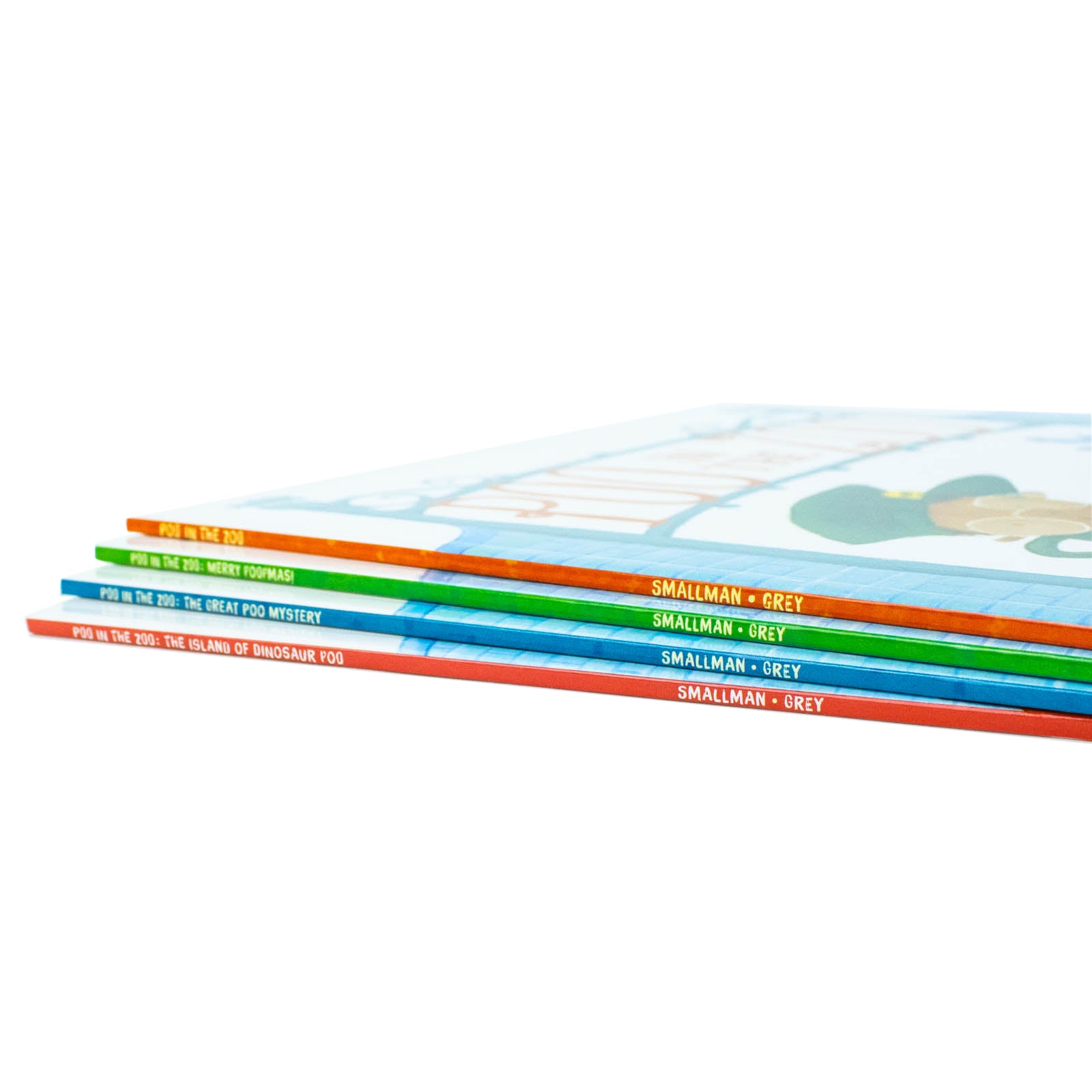 Pooh in the Zoo Series 4 Books Collection Set By Smallman & Grey (Pooh in Zoo, Merry Poopmas!) - Lets Buy Books