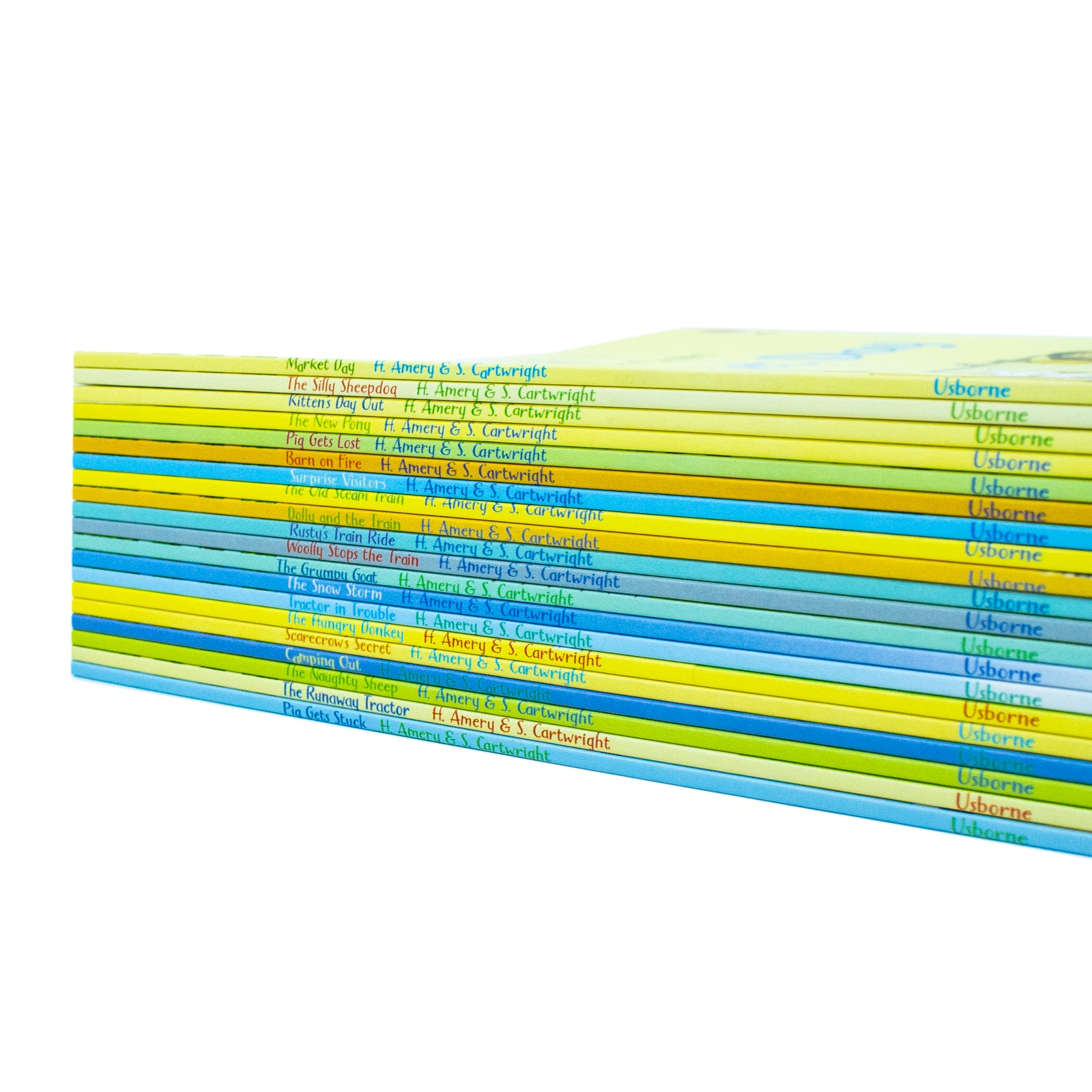 Usborne Farmyard Tales Poppy, Sam Series 20 Books Collection Box Set By Heather Amery - Lets Buy Books