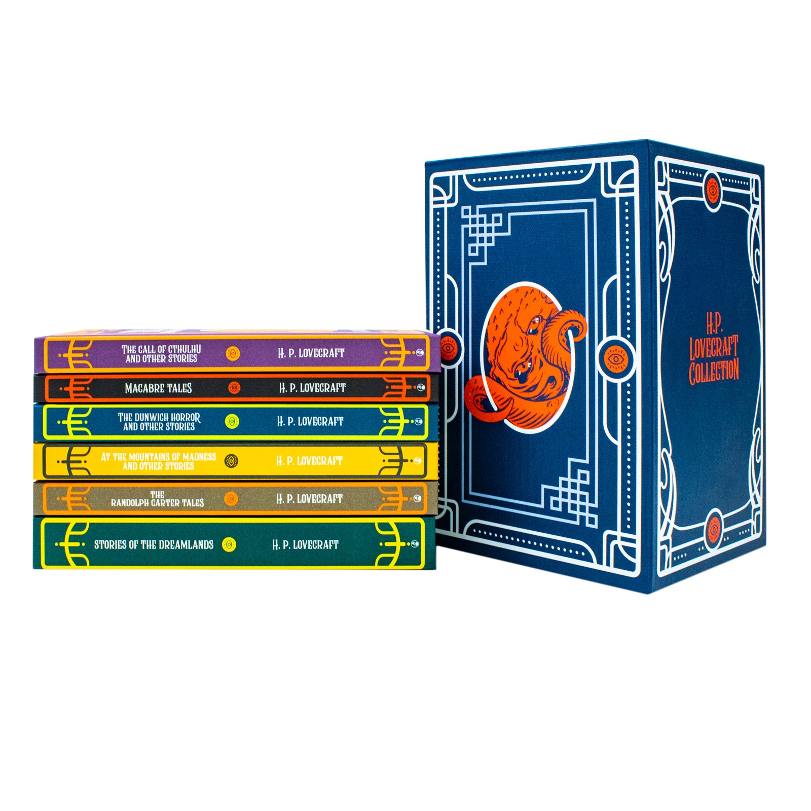 The H.P. Lovecraft 6 Book Hardback Collection (Macrabre Tales, Stories of Dreamlands) - Lets Buy Books