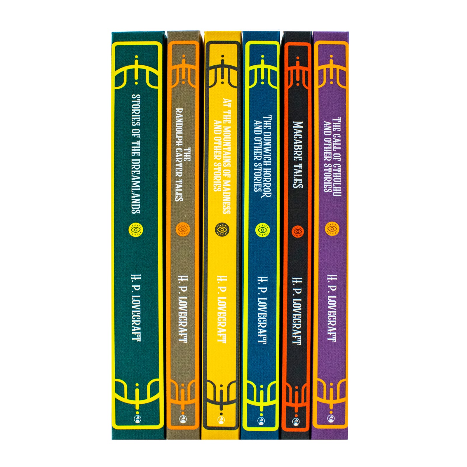 The H.P. Lovecraft 6 Book Hardback Collection (Macrabre Tales, Stories of Dreamlands) - Lets Buy Books