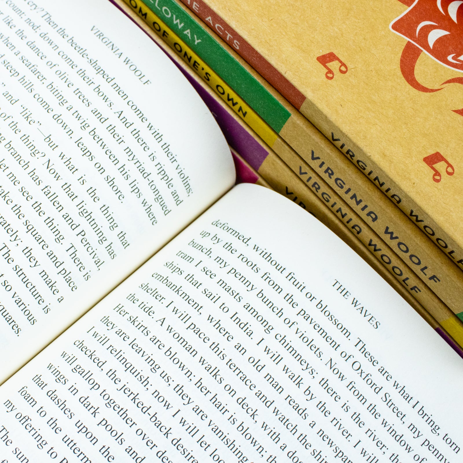 The Virginia Woolf Collection 6 Books Set A Room Of One's Own, Mrs Dalloway, Waves - Lets Buy Books