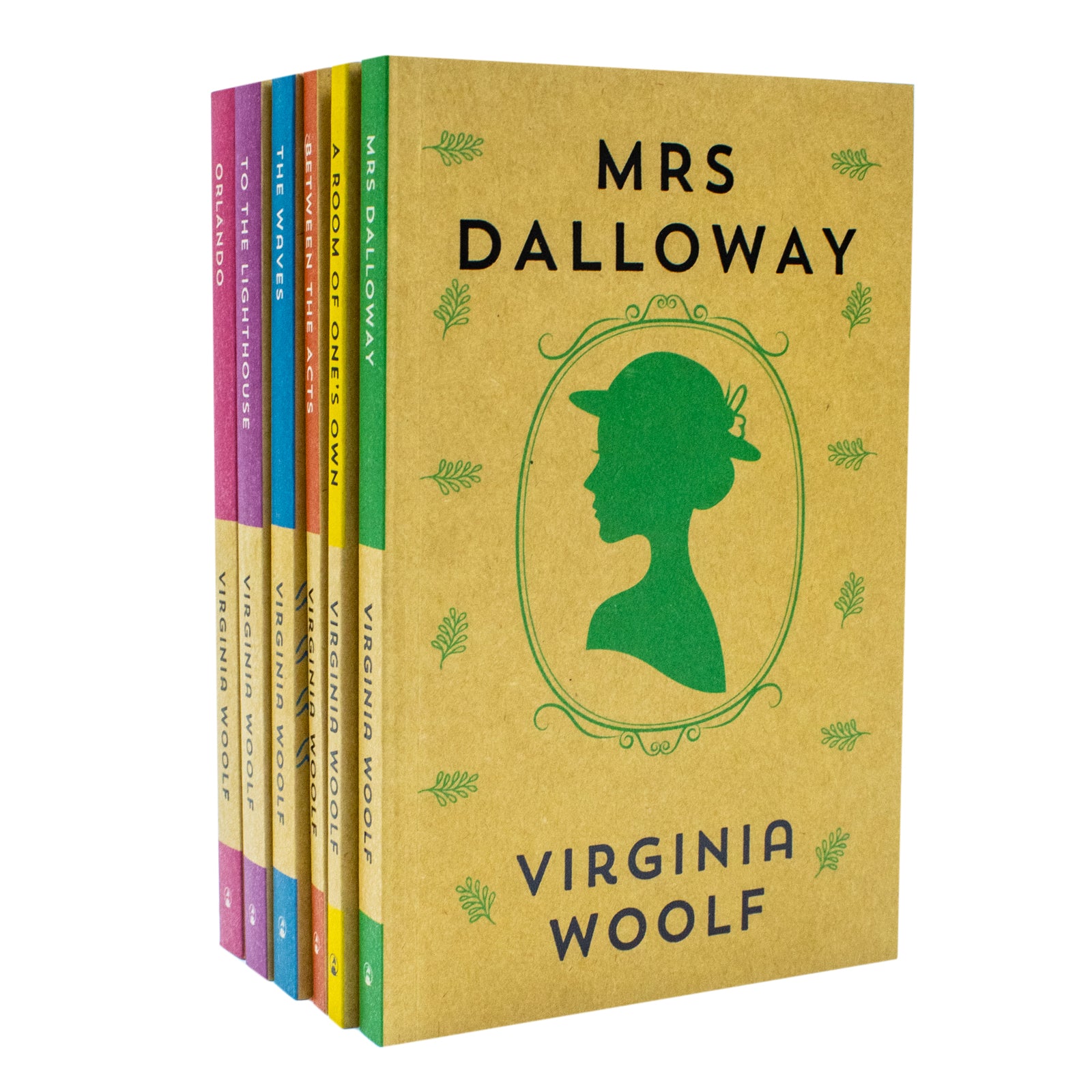 The Virginia Woolf Collection 6 Books Set A Room Of One's Own, Mrs Dalloway, Waves - Lets Buy Books