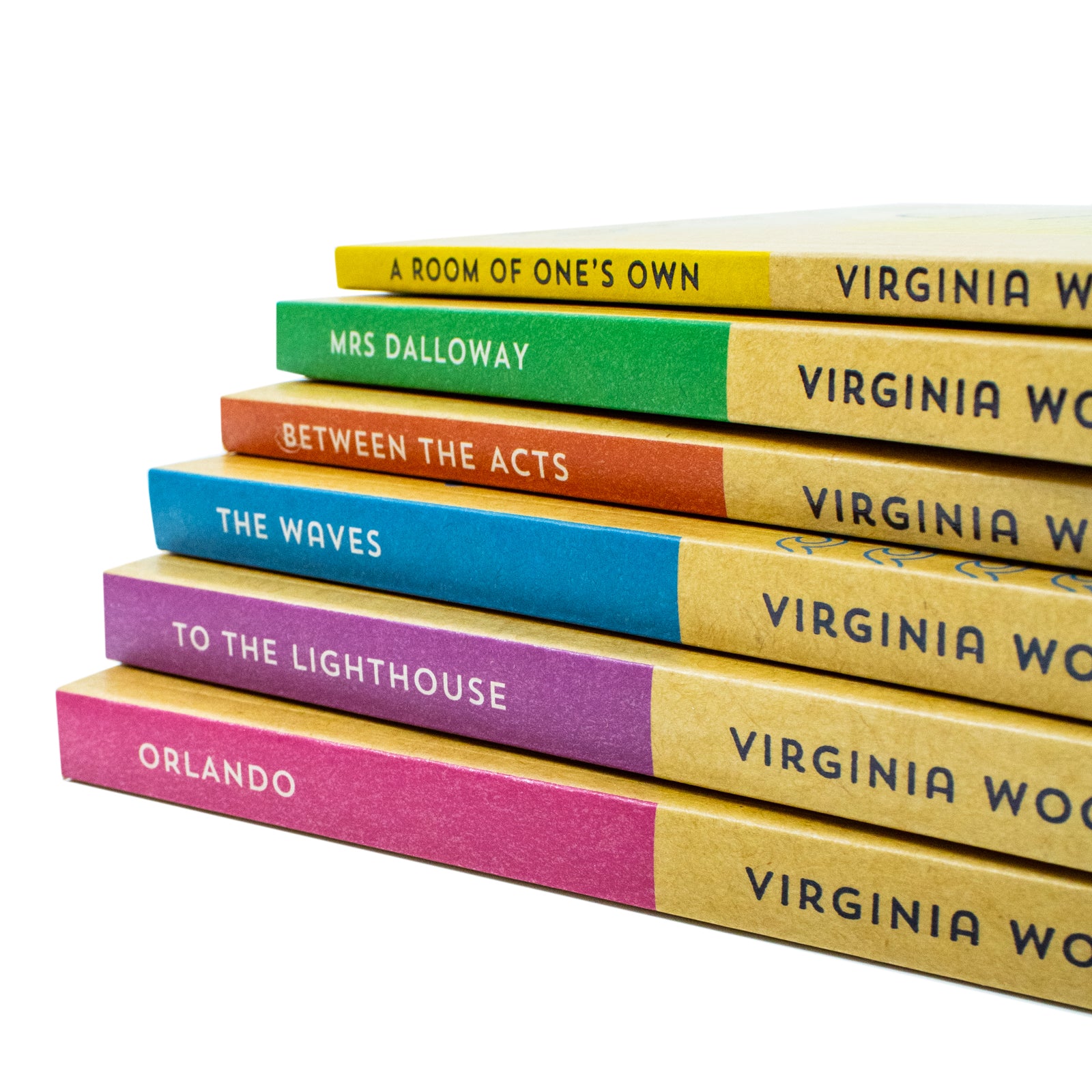 The Virginia Woolf Collection 6 Books Set A Room Of One's Own, Mrs Dalloway, Waves - Lets Buy Books