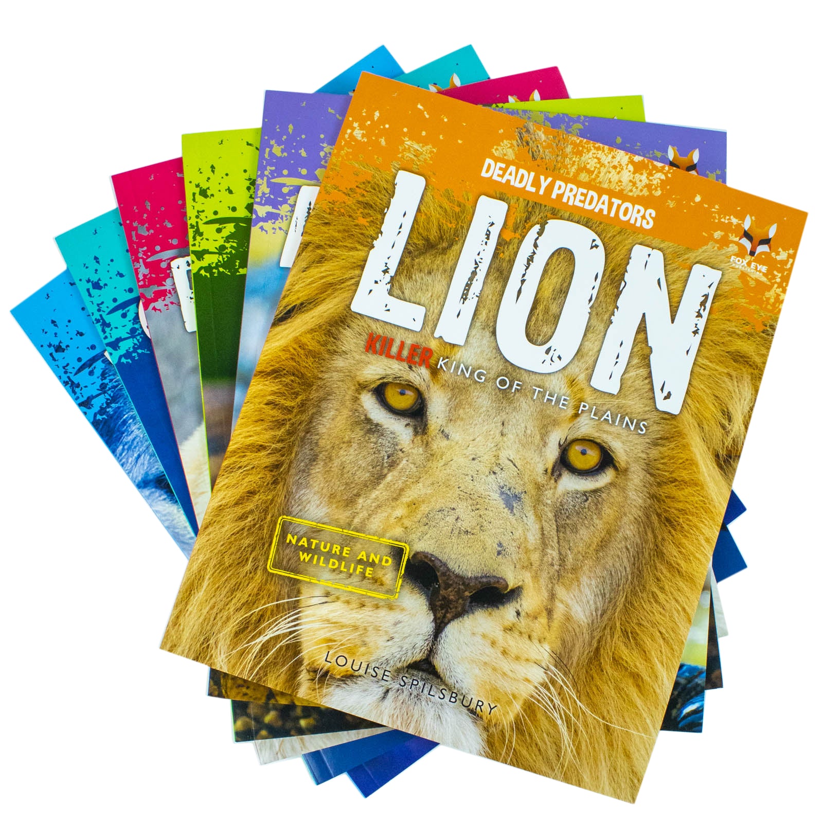 Deadly Predators Killer Kings of the Animal Kingdom 6 Books Collection Set Alligator, Lion - Lets Buy Books