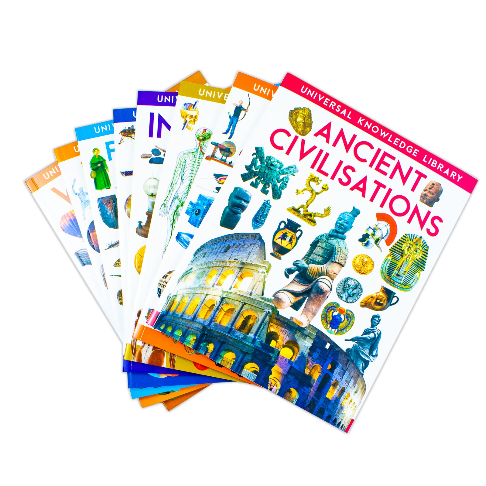 Universal Knowledge Library Science and History 8 Volumes Books Collection Set - Lets Buy Books