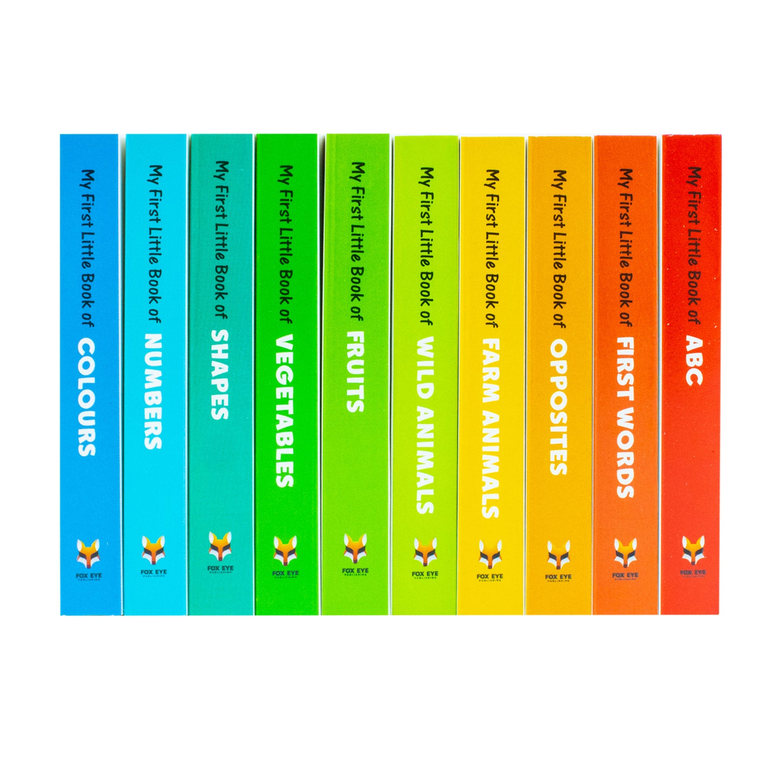 My First Little Library 10 Books Collection Set (Shapes, Numbers, First Words, Farm Animals) - Lets Buy Books