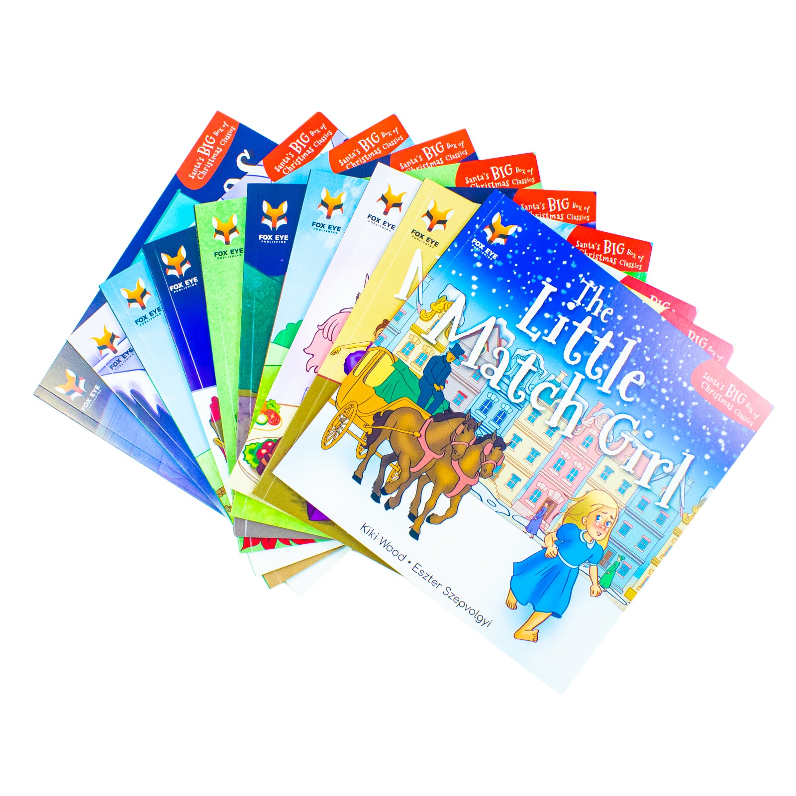 Santa's Big Box of Christmas Classics 10 Books Collection Set (A Christmas Carol, The Gingerbread Man) - Lets Buy Books