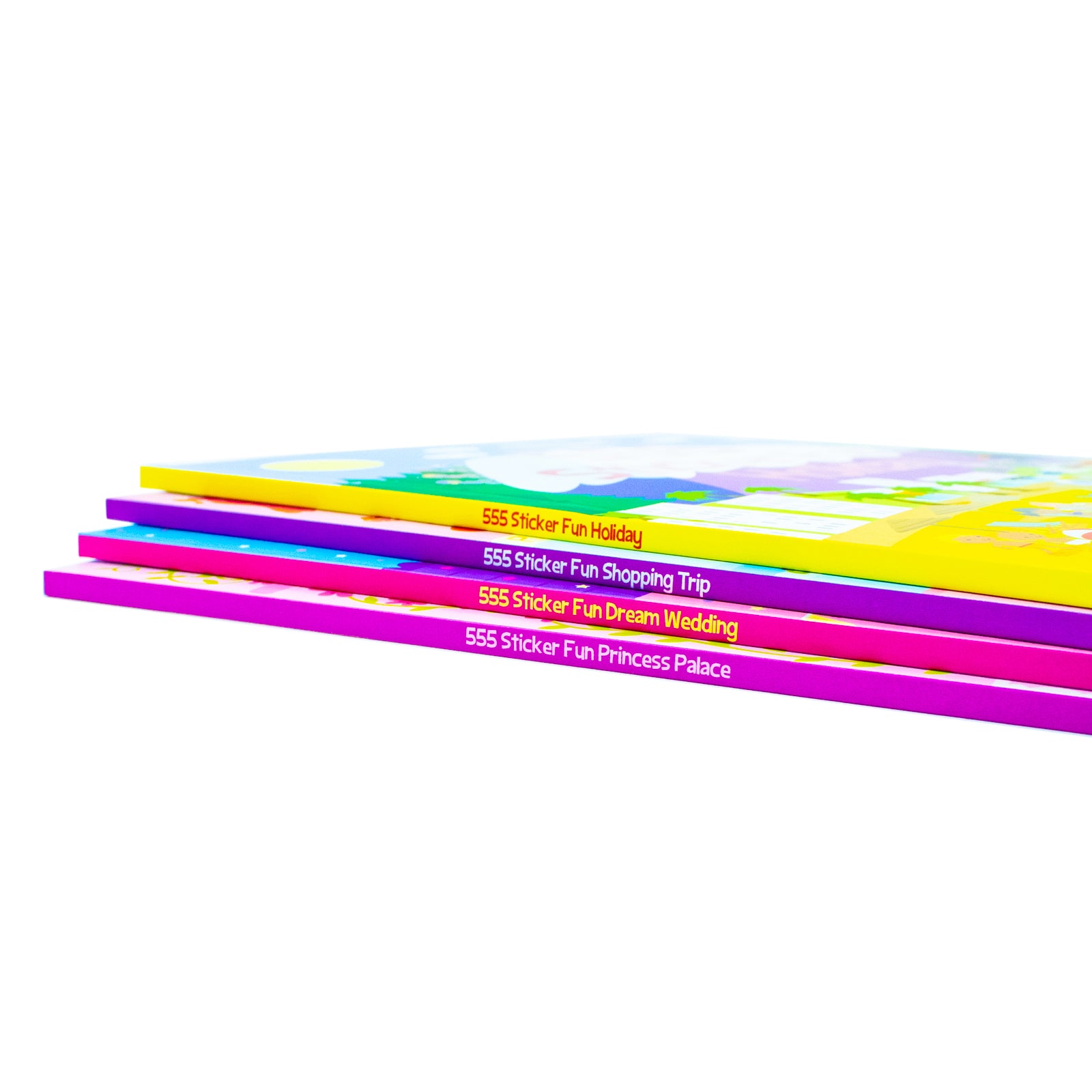 Sticker Dress Up 4 Activity Book Collection Set My Day Out Fashion Shopping, Holiday, Princess Palace and Wedding: (Over 555 Fun Stickers in Each Book) - Lets Buy Books