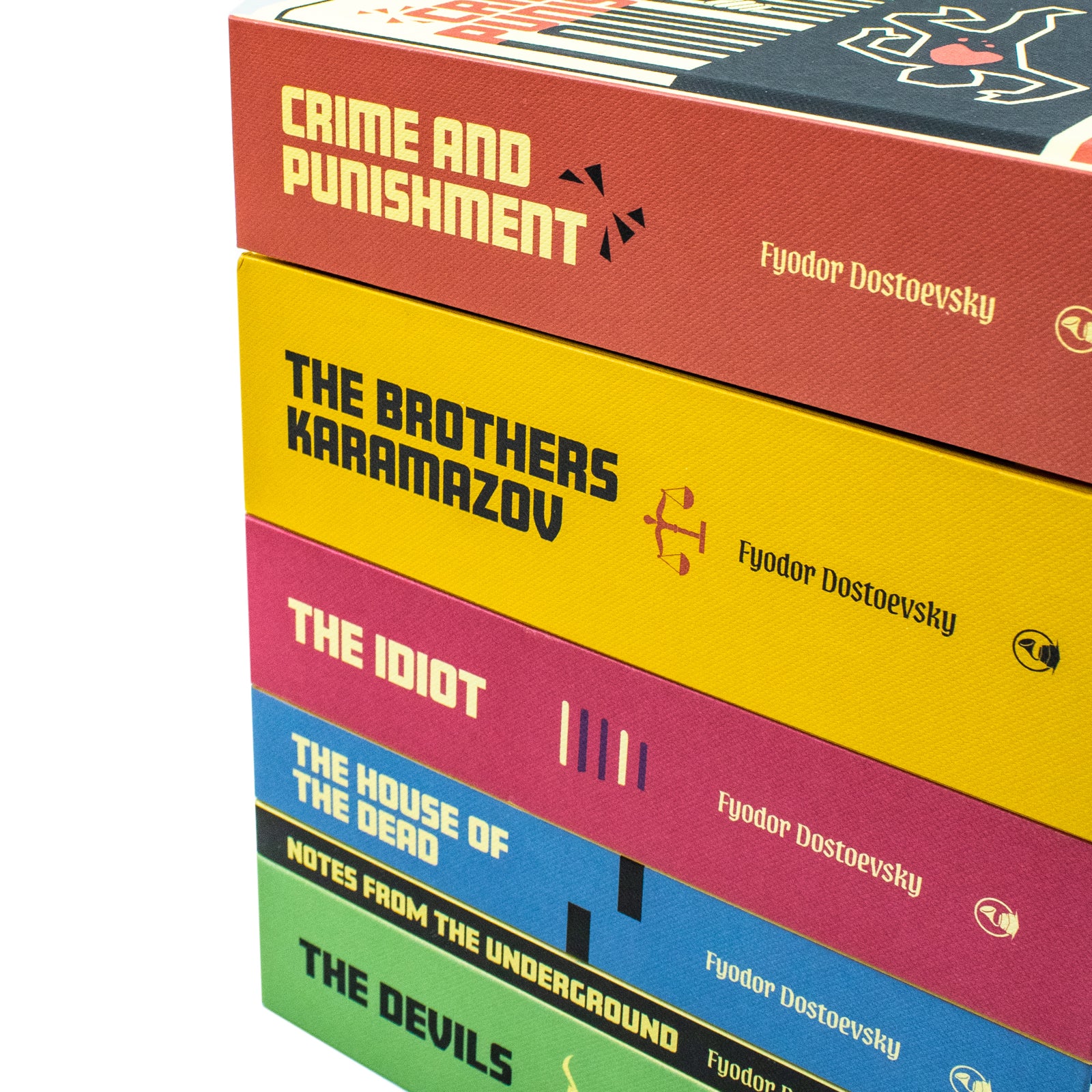 Complete Collection of Fyodor Dostoevsky 6 Hardback Books Box Set Crime and Punishment - Lets Buy Books