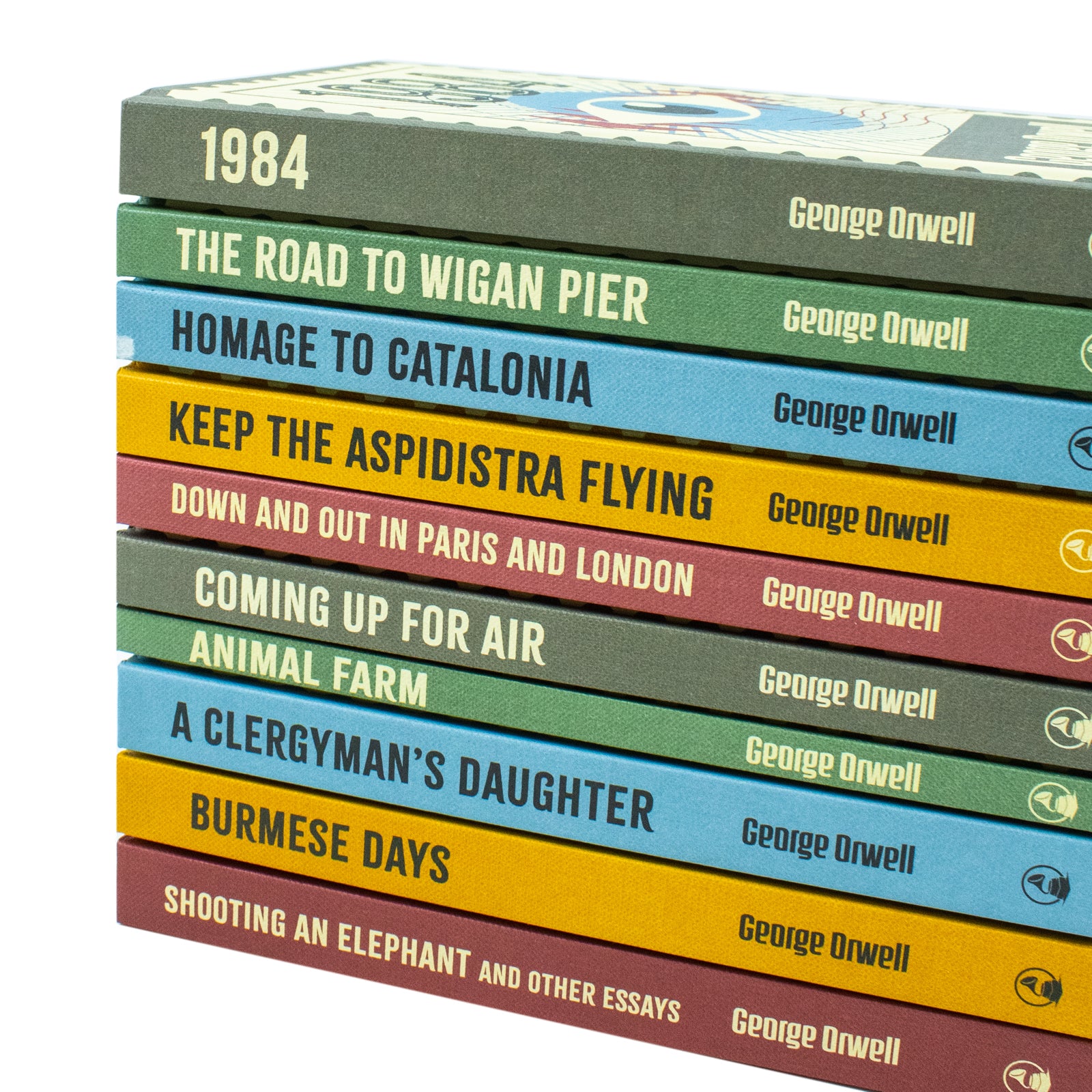 The Greatest Works Of George Orwell 10 Books Collection Set 1984, Animal Farm, The Road To Wigan Pier - Lets Buy Books