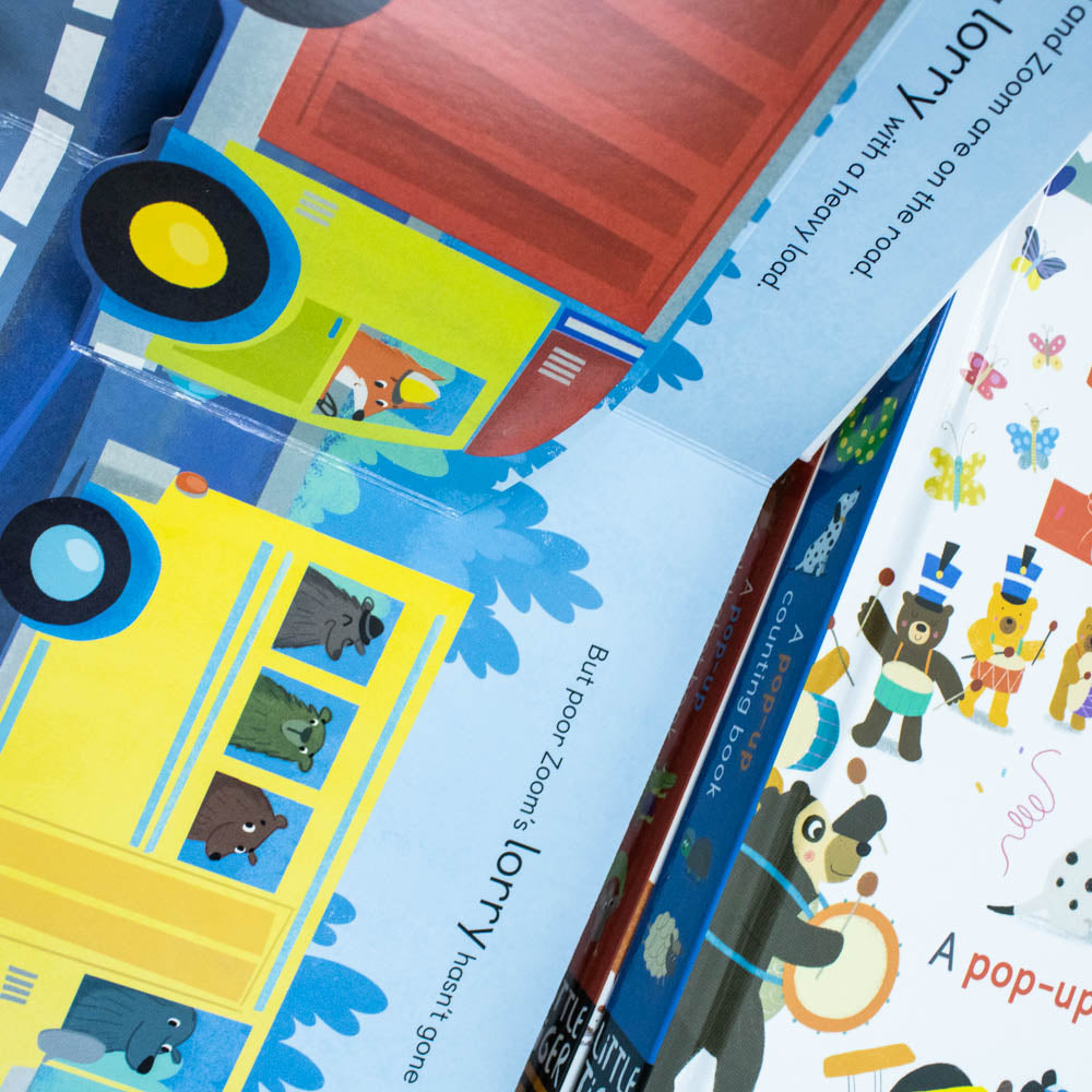 Little Learners Pop-Up Collection 3 Books Box Set Beep-Beep & Zooms Things - Lets Buy Books