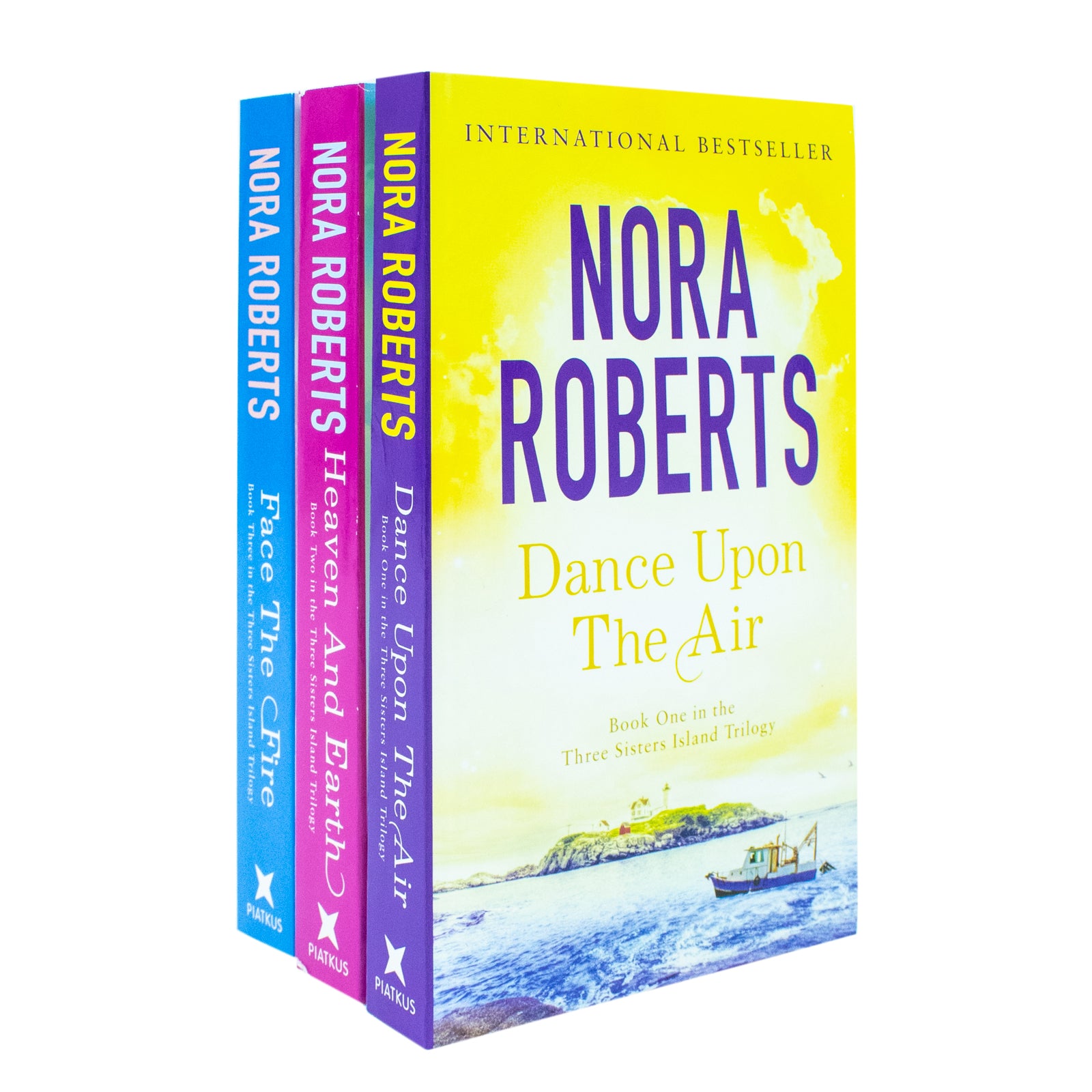 Three Sisters Island Trilogy Collection 3 Books Set By Nora Roberts, Dance Upon the air - Lets Buy Books