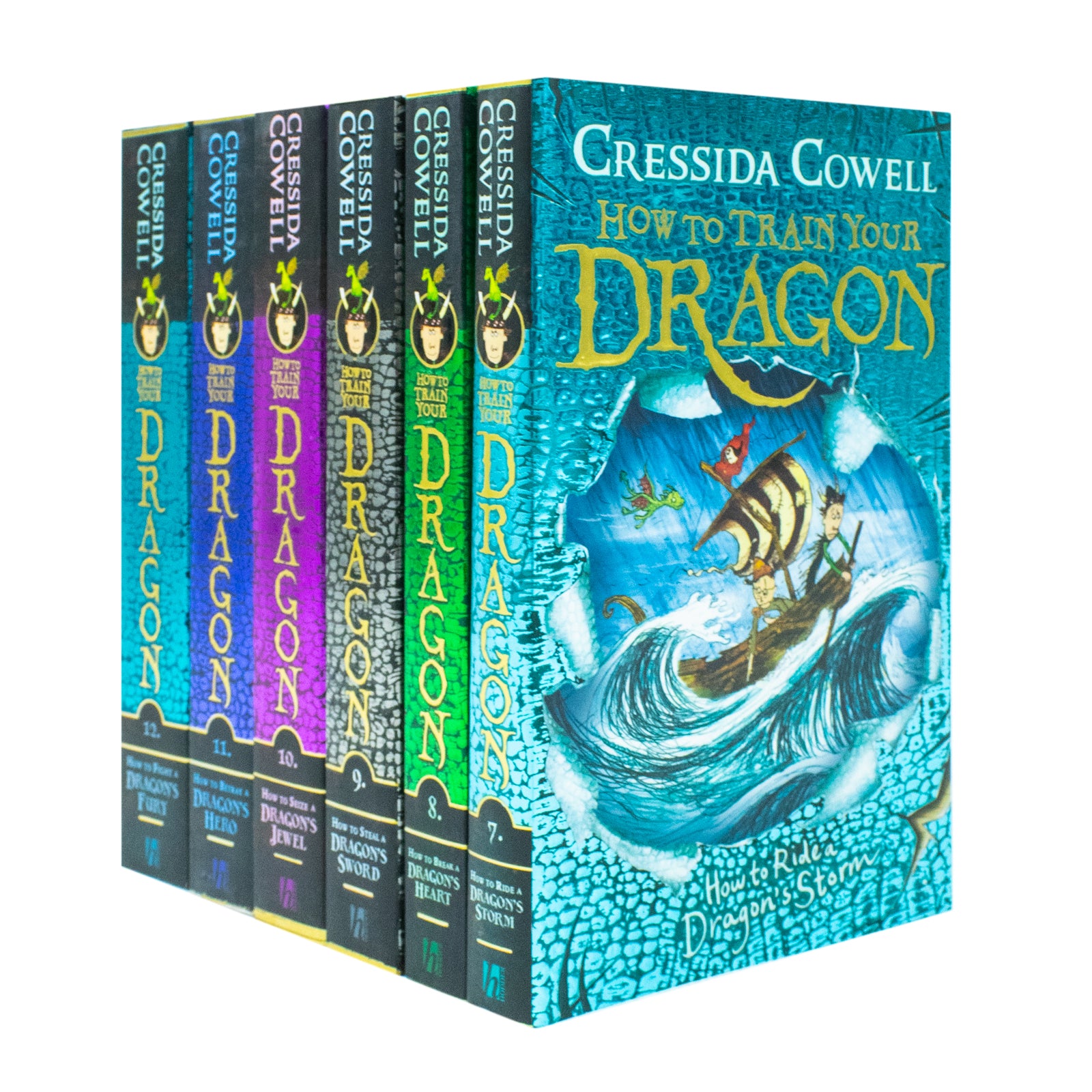 Cressida Cowell How to Train Your Dragon 6 Books Collection Set Book 7 to12 - Lets Buy Books