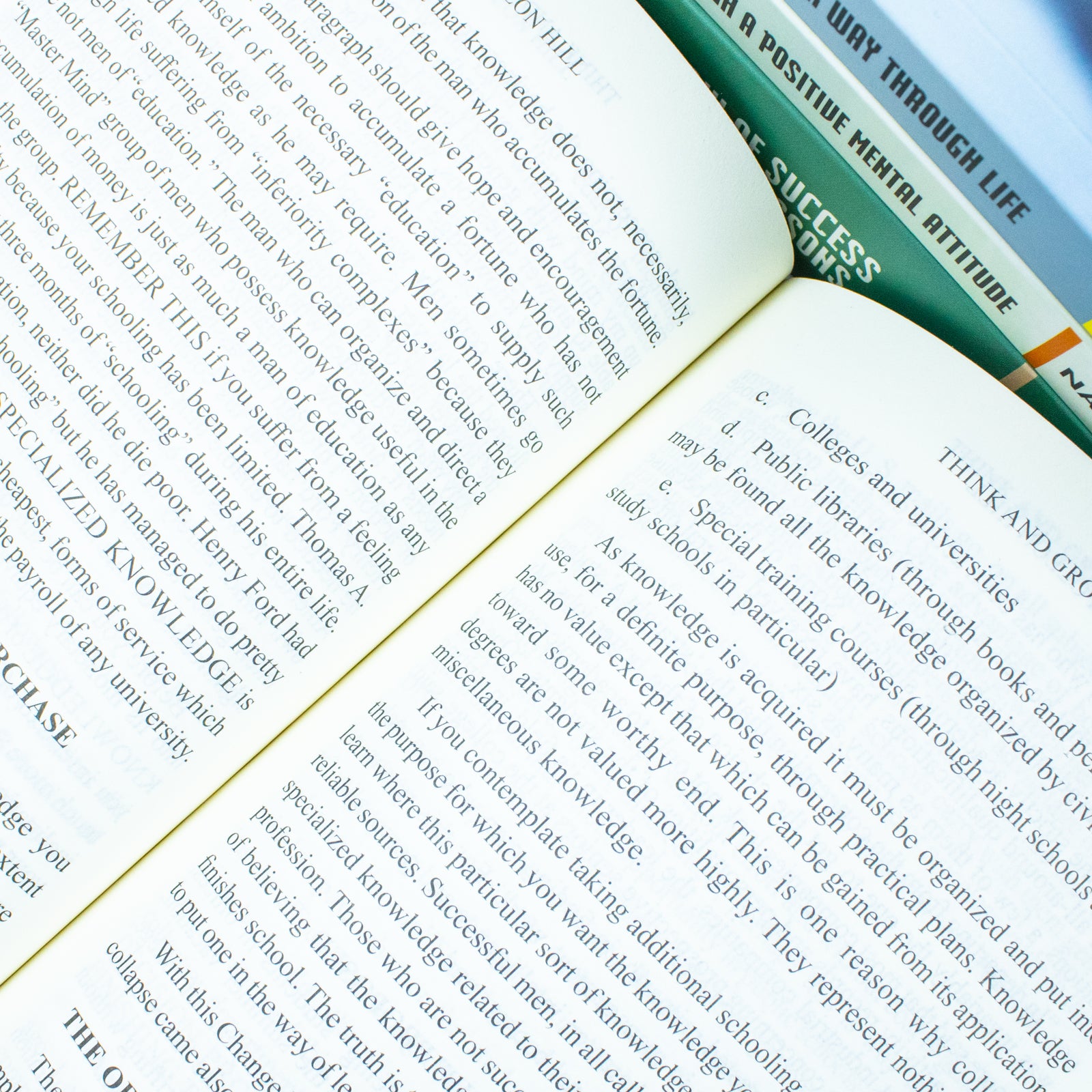 The Napoleon Hill Collection 4 Books Boxed Set How to Sell Your Way Through Life - Lets Buy Books