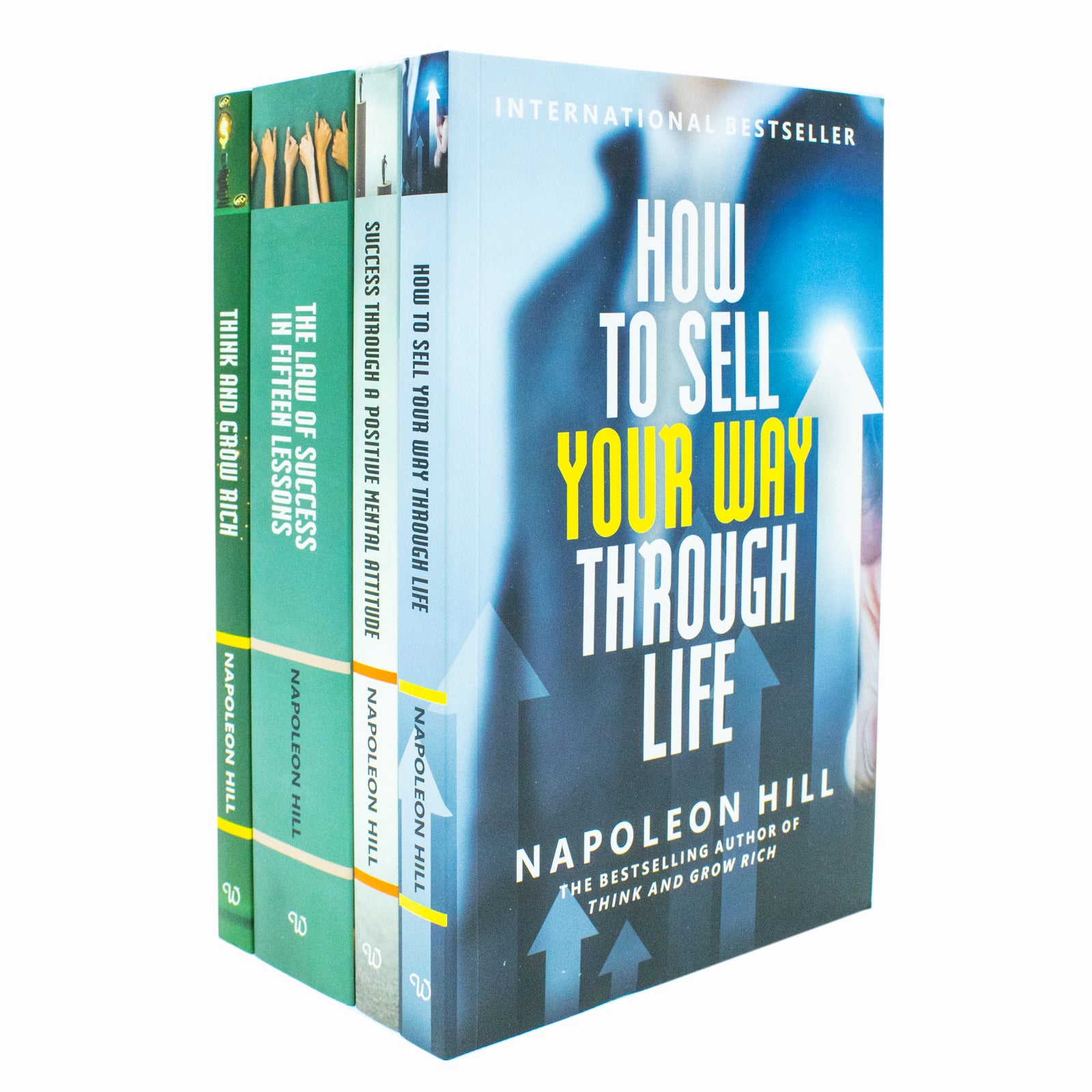 The Napoleon Hill Collection 4 Books Boxed Set How to Sell Your Way Through Life - Lets Buy Books