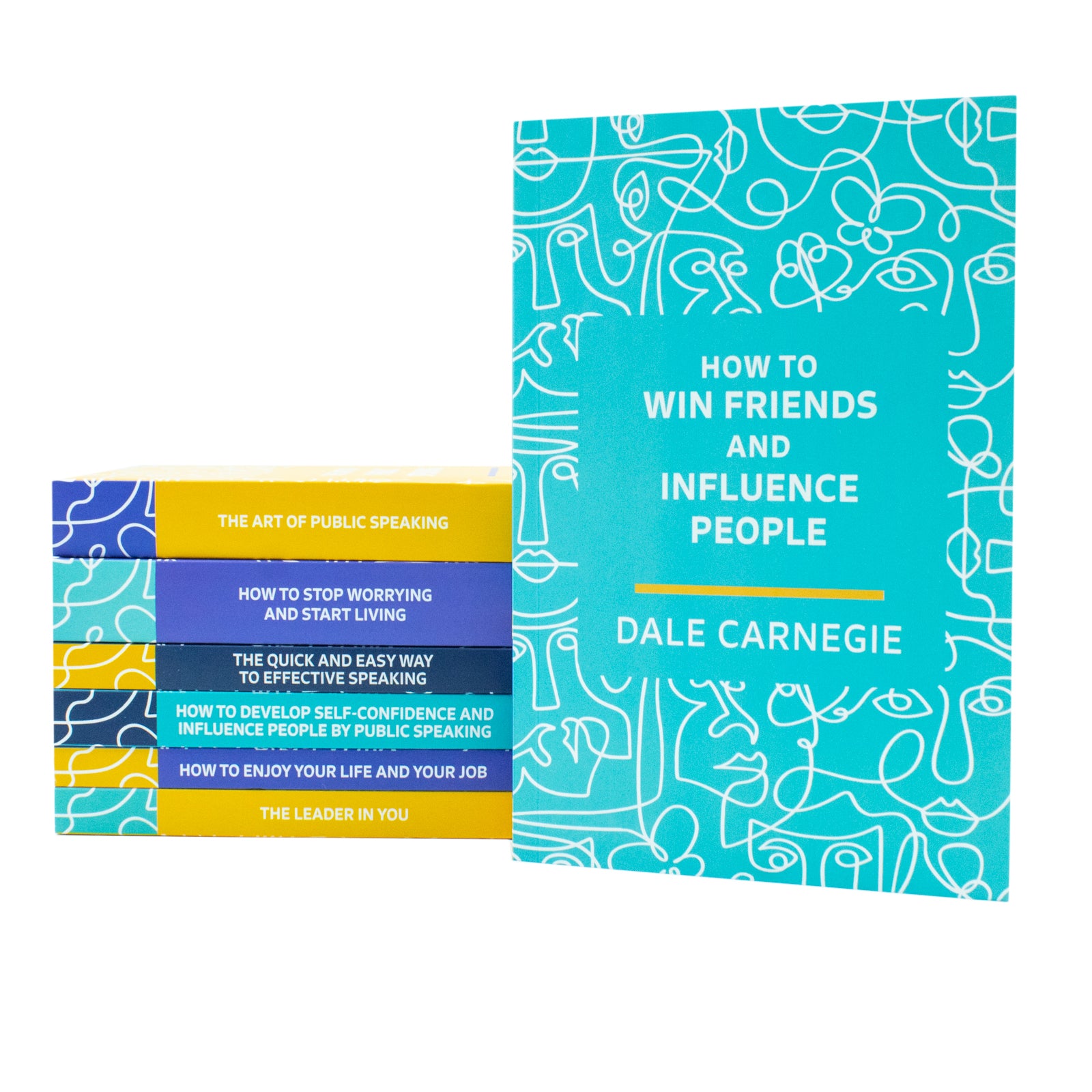 Dale Carnegie Collection 7 Books Set (The Art of Public Speaking, How To Stop Worrying) by Dale carnegie