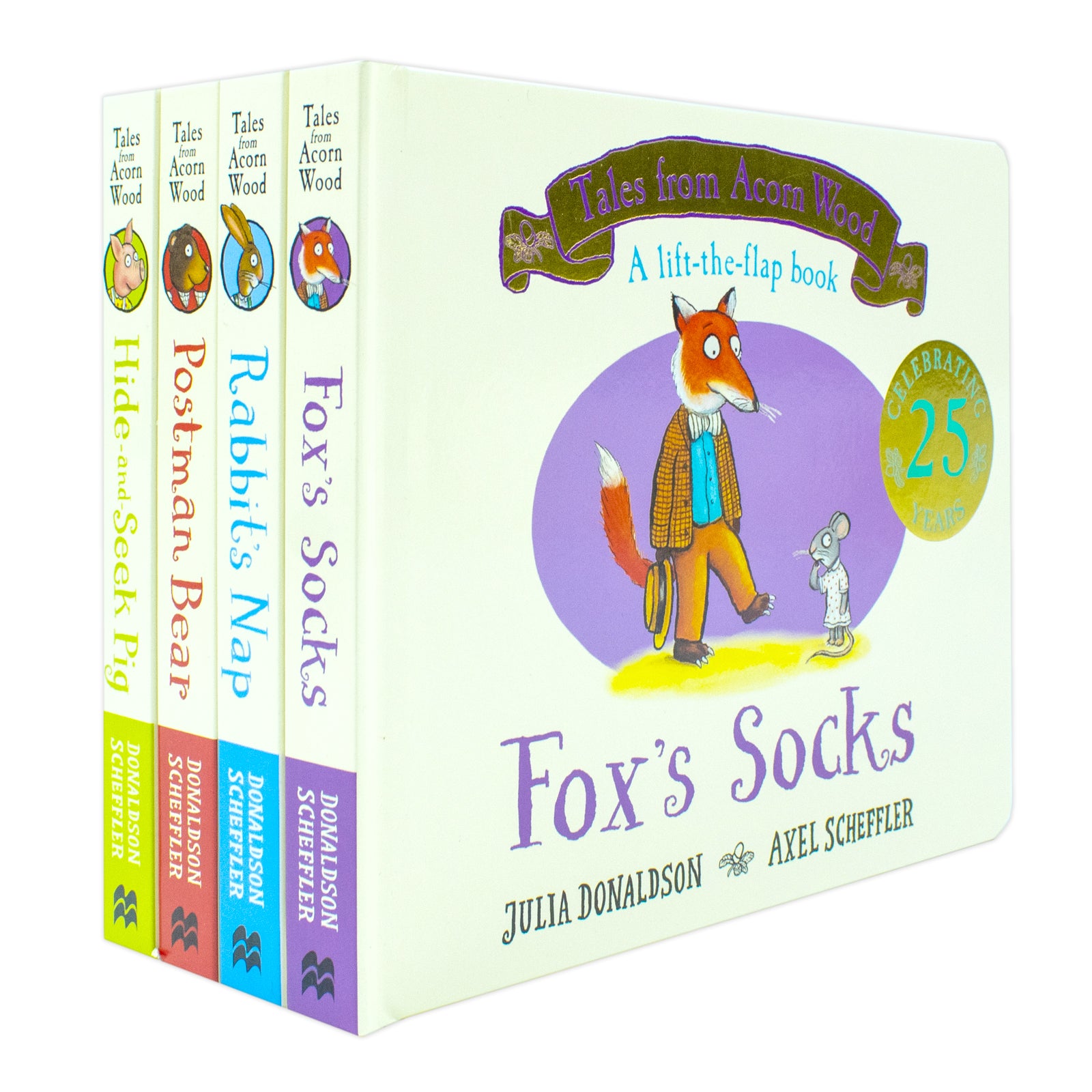Julia Donaldson Tales From Acorn Wood Series Collection 4 Books Set Fox's Socks - Lets Buy Books