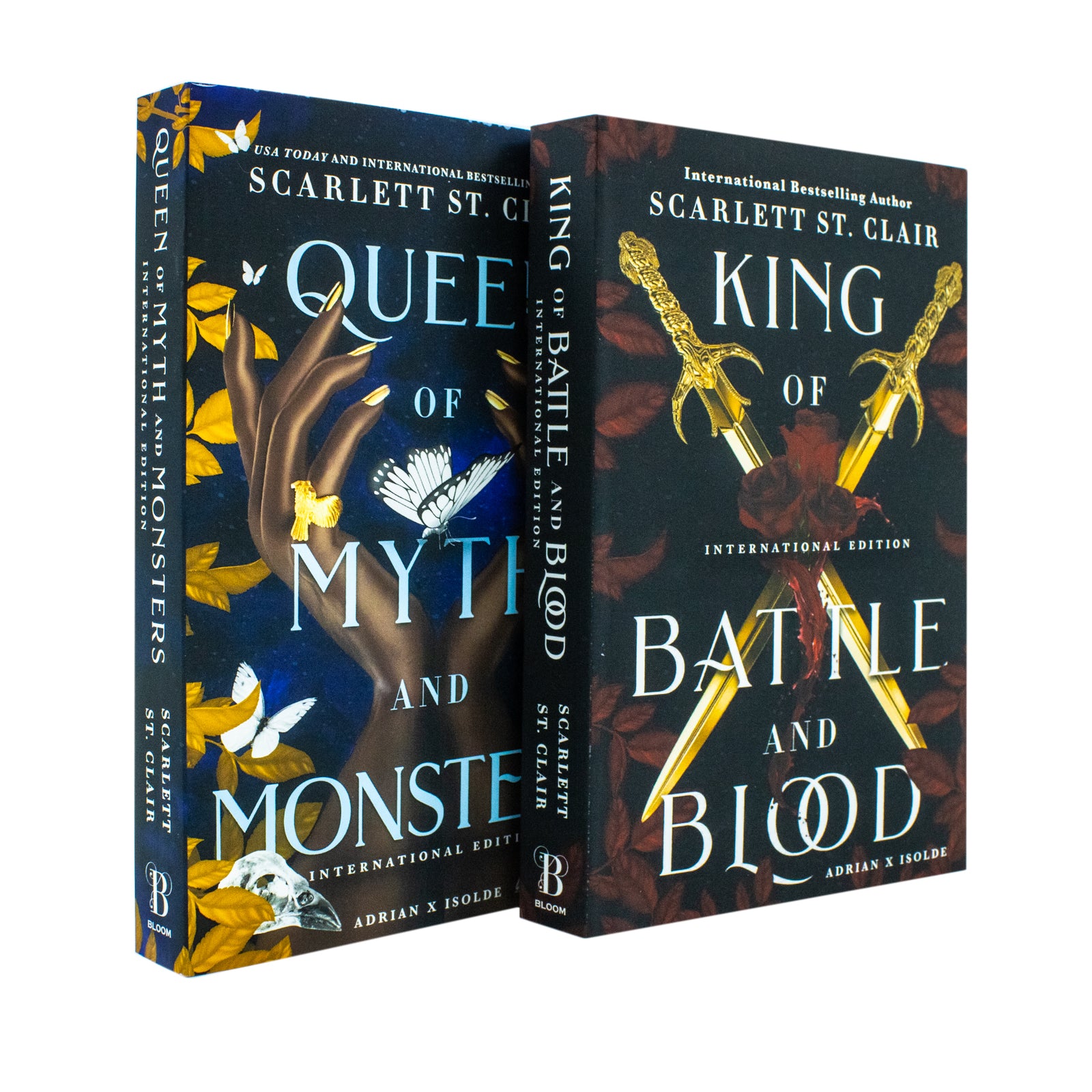 Adrian X Isolde Series Collection 2 Books Set By Scarlett St Clair (King of Battle and Blood, Queen of Myth and Monsters) - Lets Buy Books