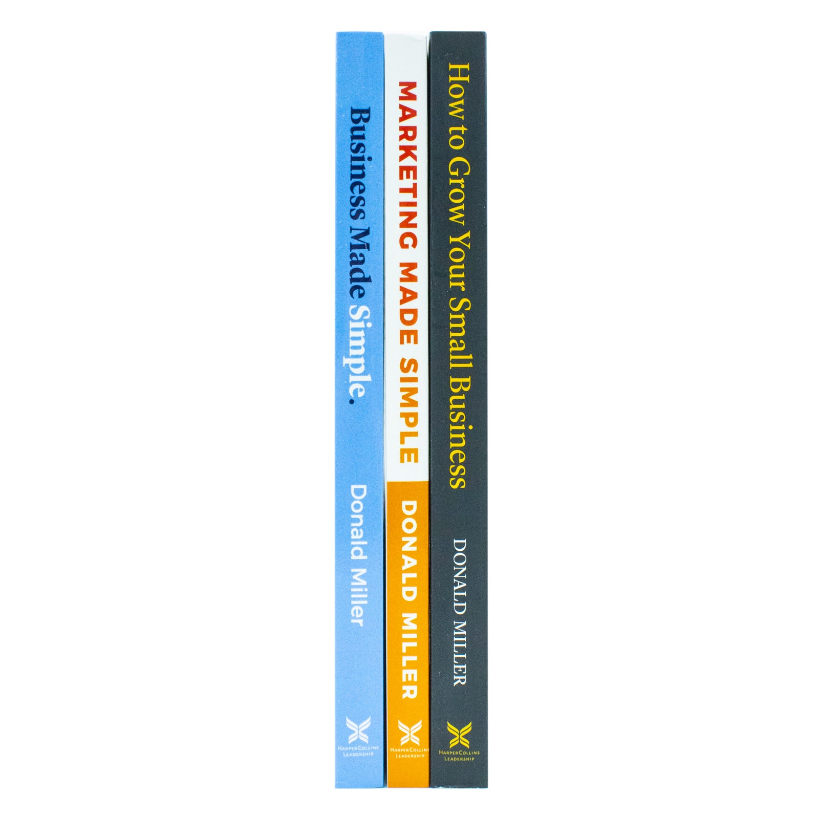 Donald Miller Collection 3 Book Set How to Grow Your Small Business, Business Made Simple, Marketing Made Simple - Lets Buy Books