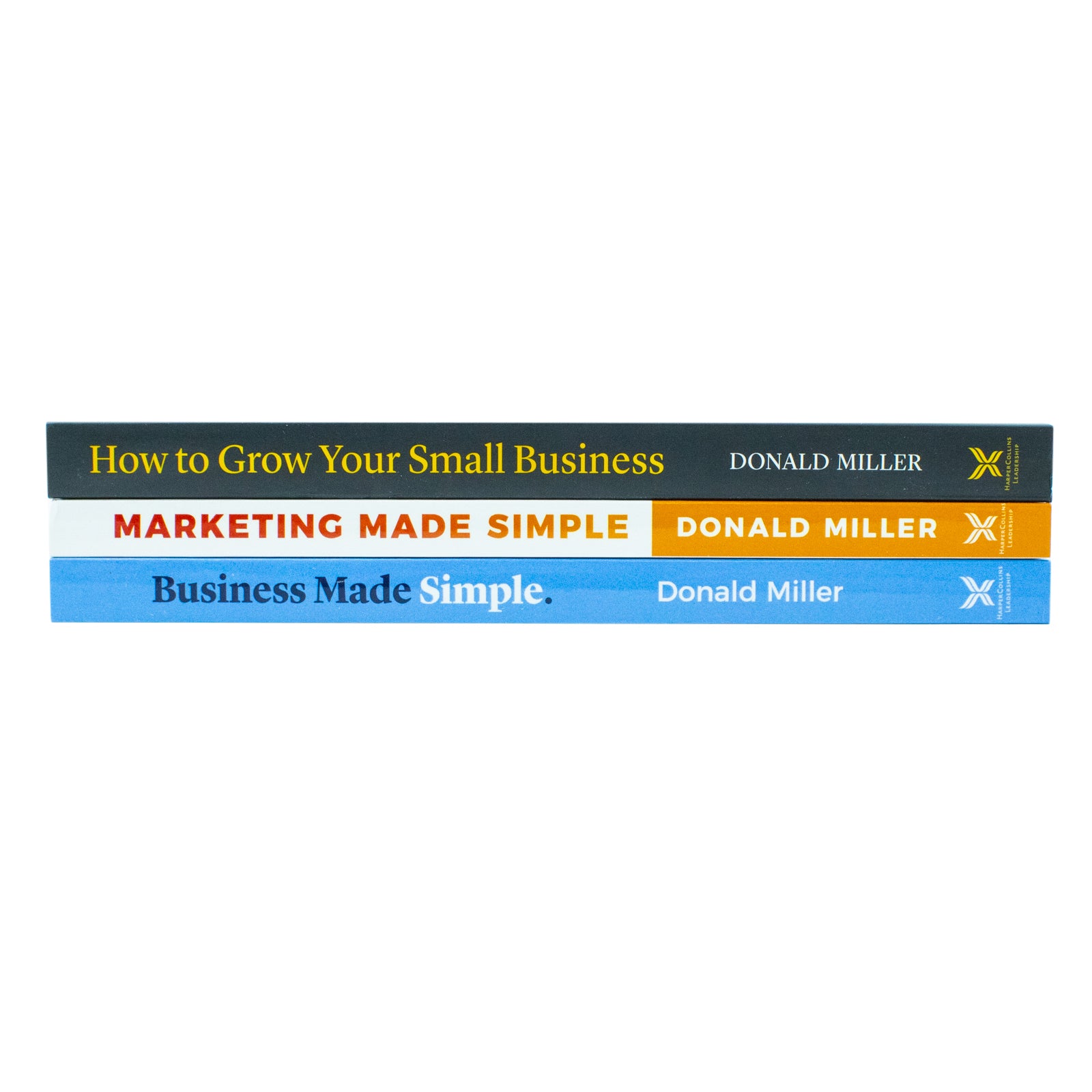 Donald Miller Collection 3 Book Set How to Grow Your Small Business, Business Made Simple, Marketing Made Simple - Lets Buy Books