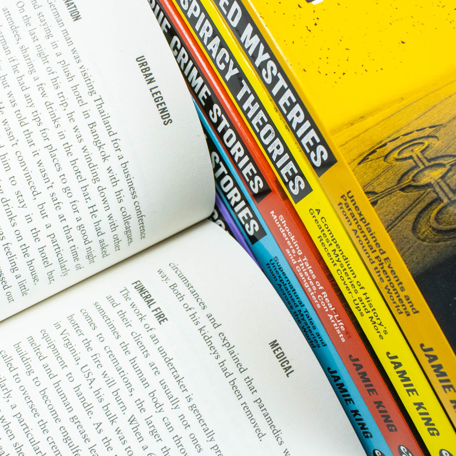 Jamie King Collection 6 Books Set (Paranormal Stories, True Crime Stories, Urban Legends) - Lets Buy Books