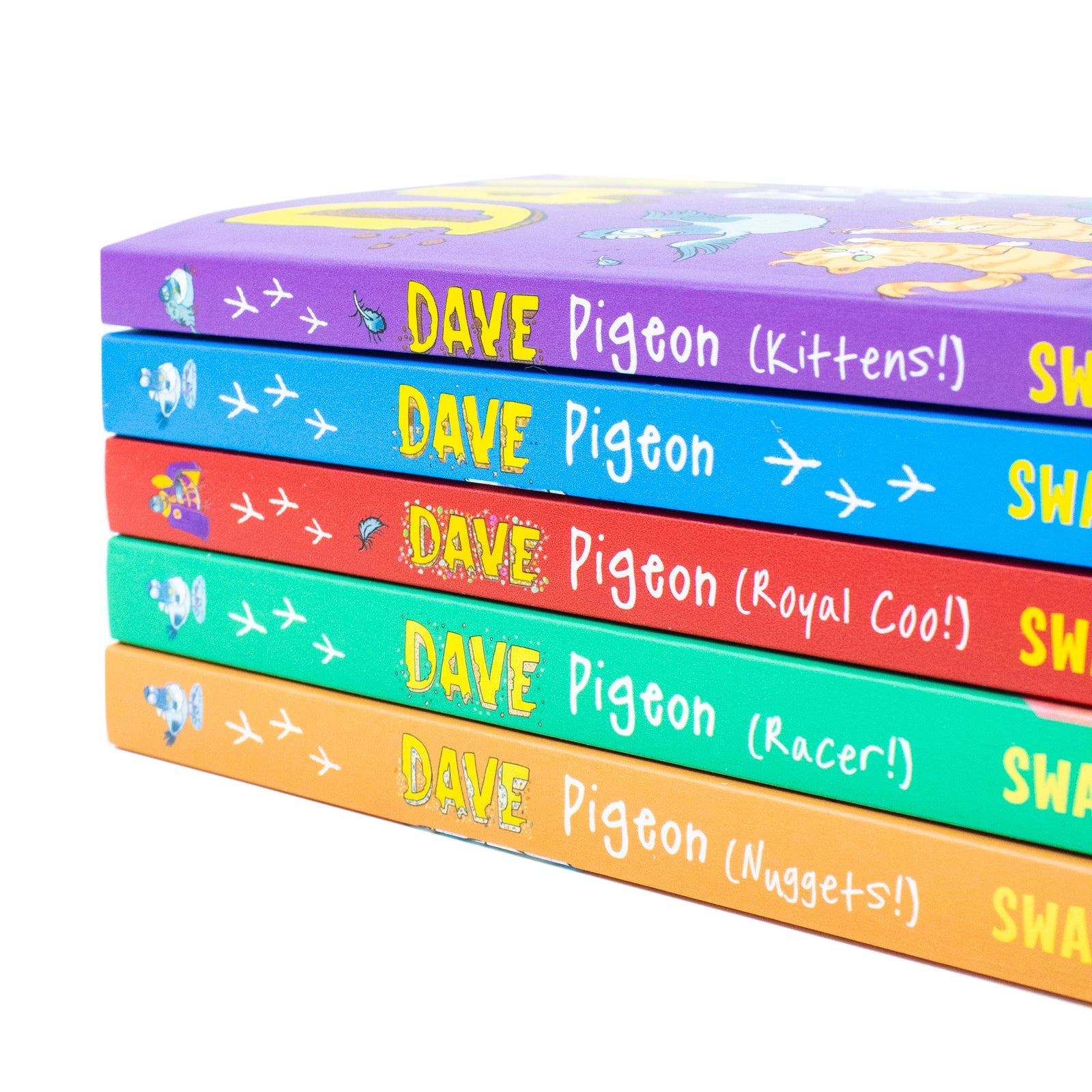 Dave Pigeon Collection 5 Books Set By Swapna Haddow (Dave Pigeon, Nuggets, Racer) - Lets Buy Books