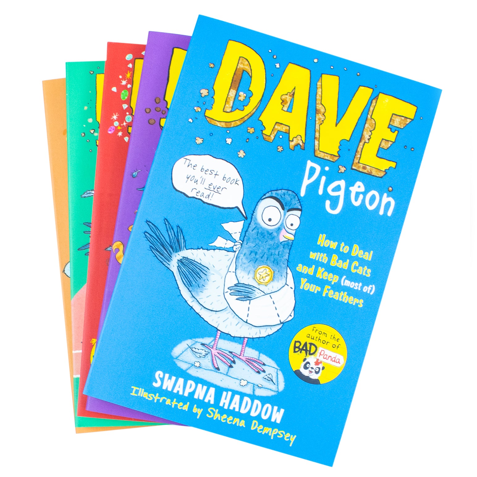 Dave Pigeon Collection 5 Books Set By Swapna Haddow (Dave Pigeon, Nuggets, Racer) - Lets Buy Books