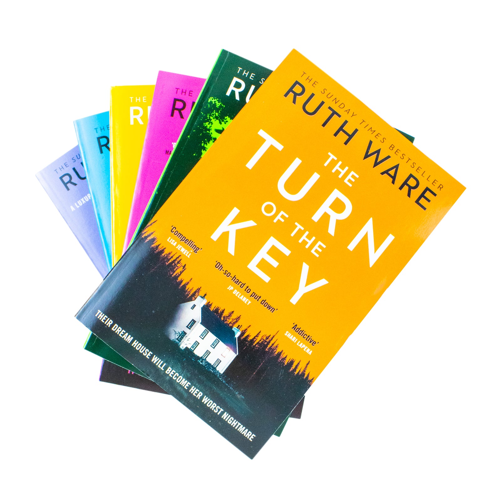 Ruth Ware Collection 6 Books Set (The Turn of the Key, The Woman in Cabin 10, In a Dark Dark Wood, One by One, The Death of Mrs Westaway, The Lying Game) - Lets Buy Books
