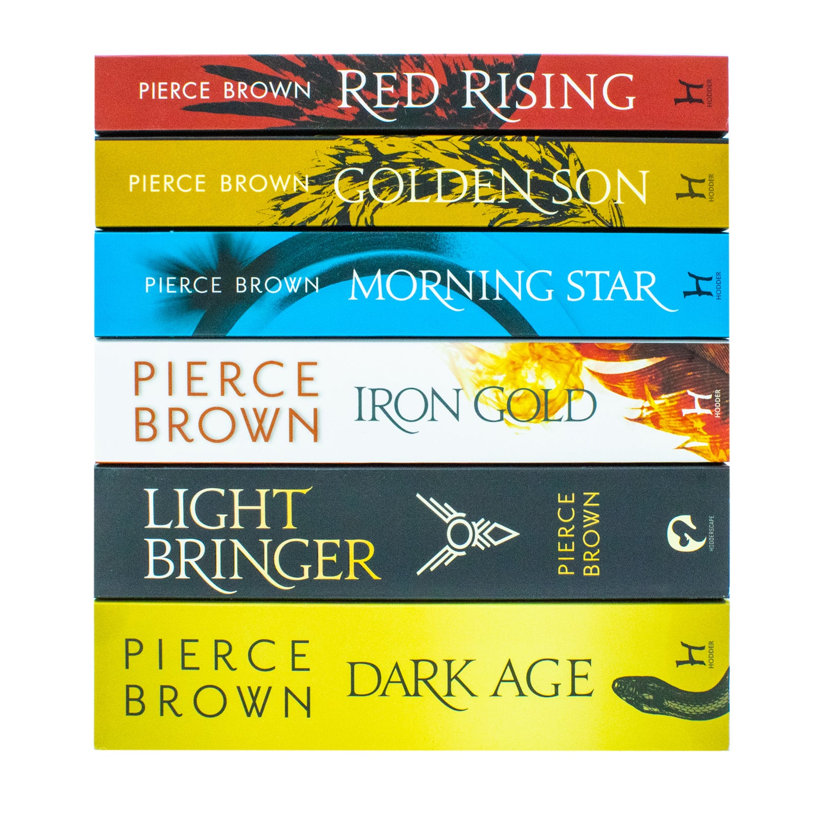 The Red Rising Series 6 Books Collection Set Red Rising, Golden Son, Morning Star, Iron Gold, Dark Age & Light Bringer - Lets Buy Books