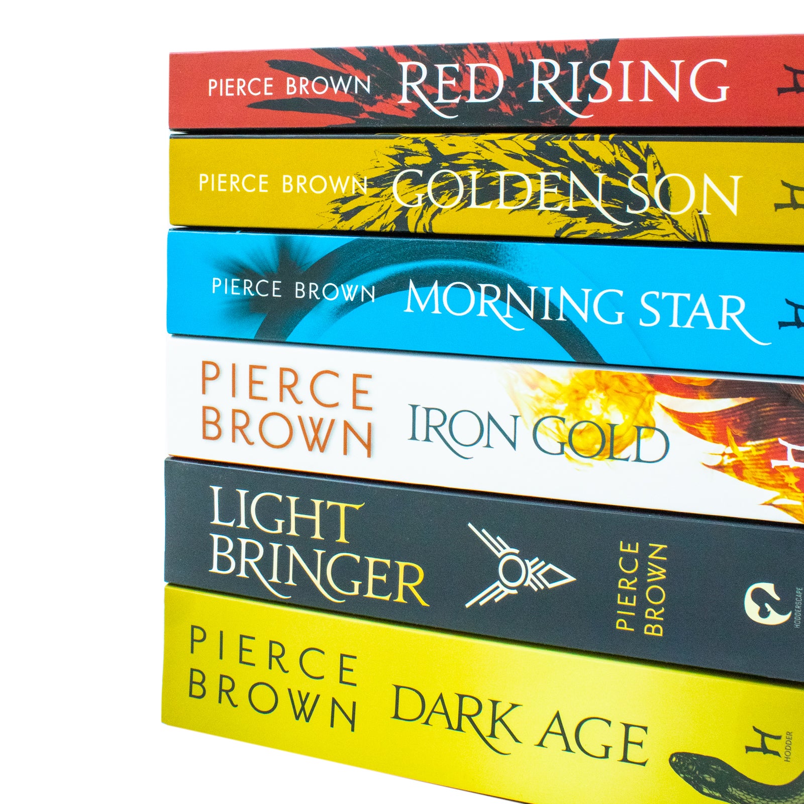 The Red Rising Series 6 Books Collection Set Red Rising, Golden Son, Morning Star, Iron Gold, Dark Age & Light Bringer - Lets Buy Books