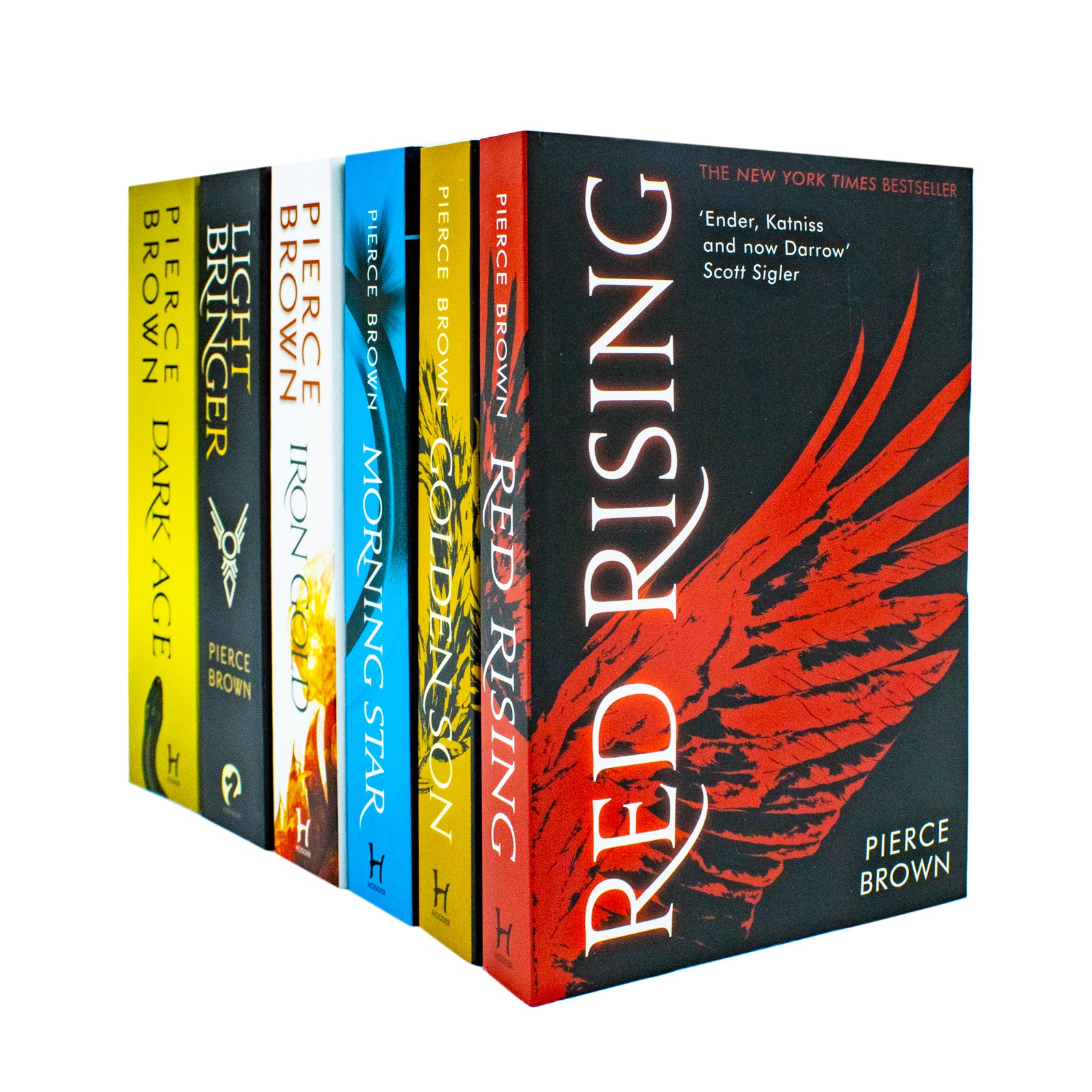 The Red Rising Series 6 Books Collection Set Red Rising, Golden Son, Morning Star, Iron Gold, Dark Age & Light Bringer - Lets Buy Books