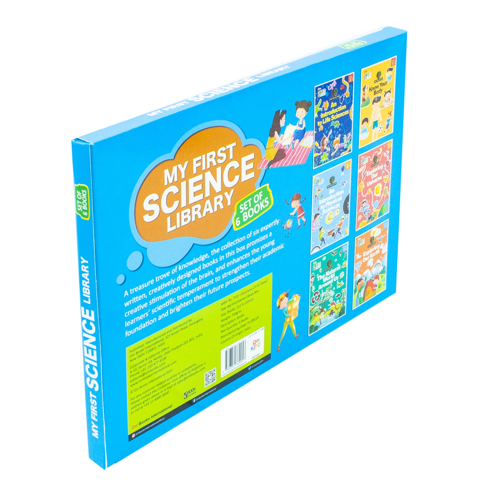 My First Science Library Set of 6 Books [Level 1-3] by Shweta Sinha Natural World Around Us - Lets Buy Books