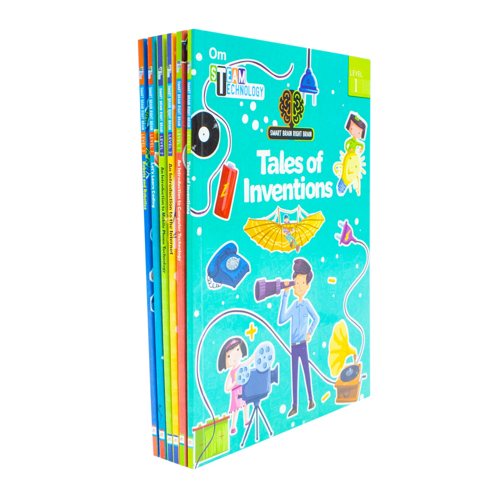 My First Technology Library Set of 6 Books Level 1-3 by Shweta Sinha Tales of Inventions - Lets Buy Books