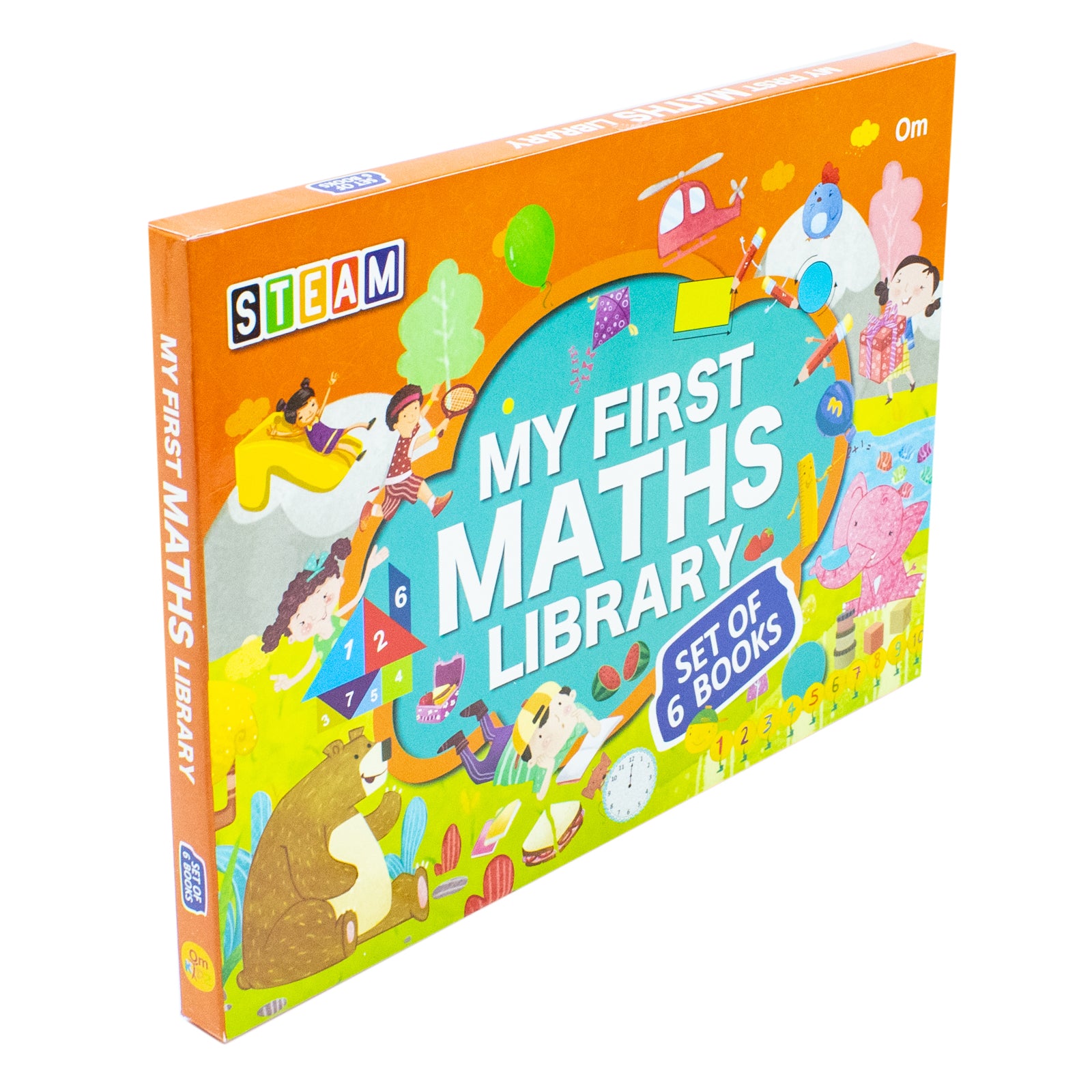 My First Maths Library set of 6 books [Level 1-3] Numbers and Shapes, Basic Geometry - Lets Buy Books