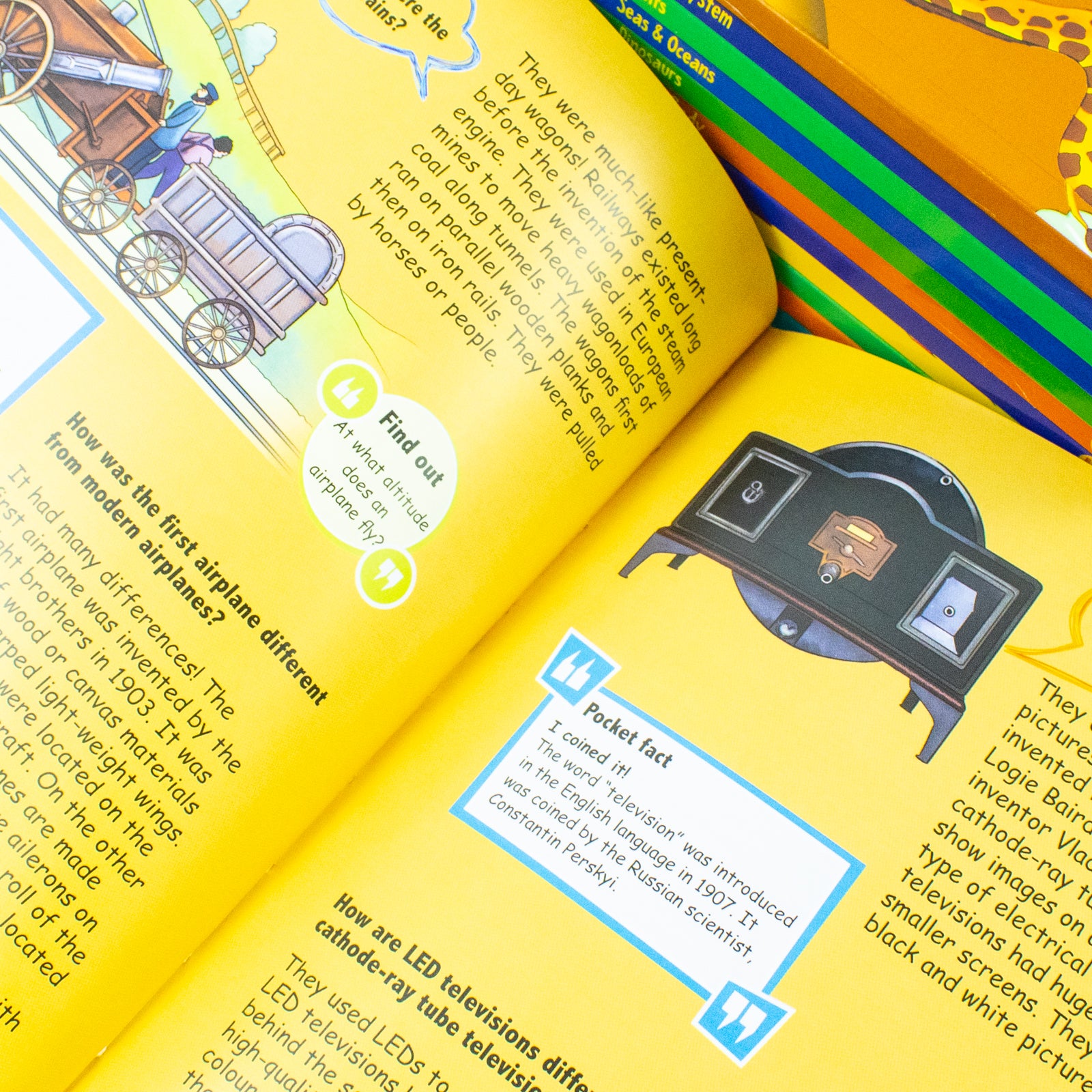 Encyclopedia of Amazing Questions & Answers 12 Books Set Inventions, Solar System - Lets Buy Books