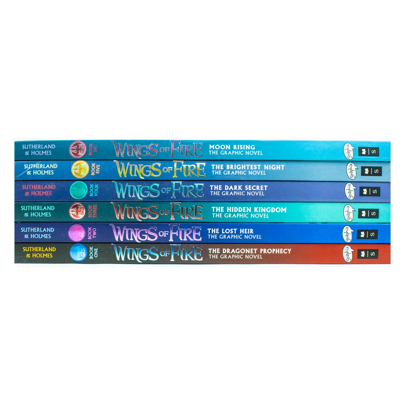 Wings of Fire Graphic Novels 6 Books Collection Set by Tui T. Sutherland - Lets Buy Books