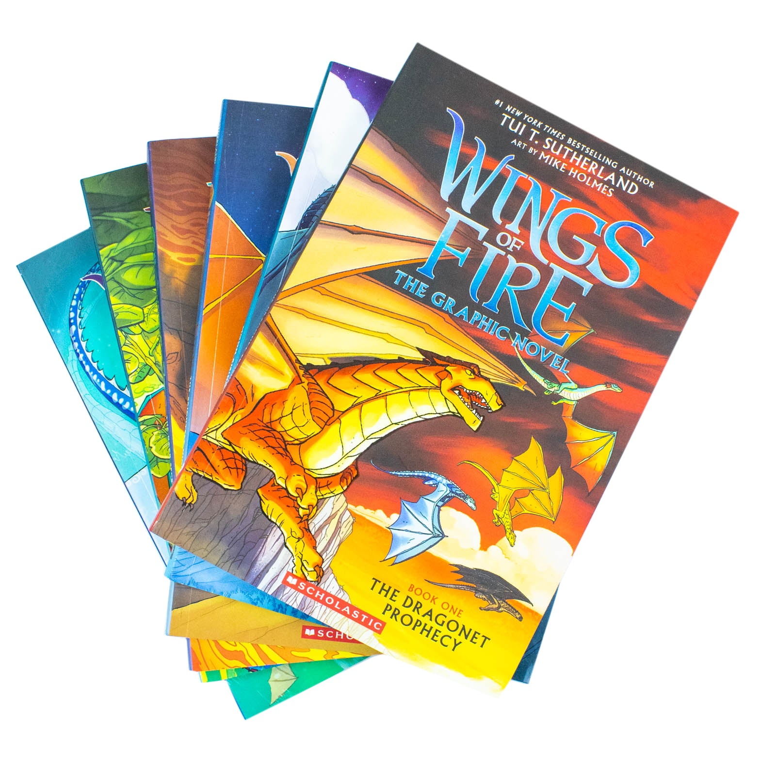 Wings of Fire Graphic Novels 6 Books Collection Set by Tui T. Sutherland - Lets Buy Books