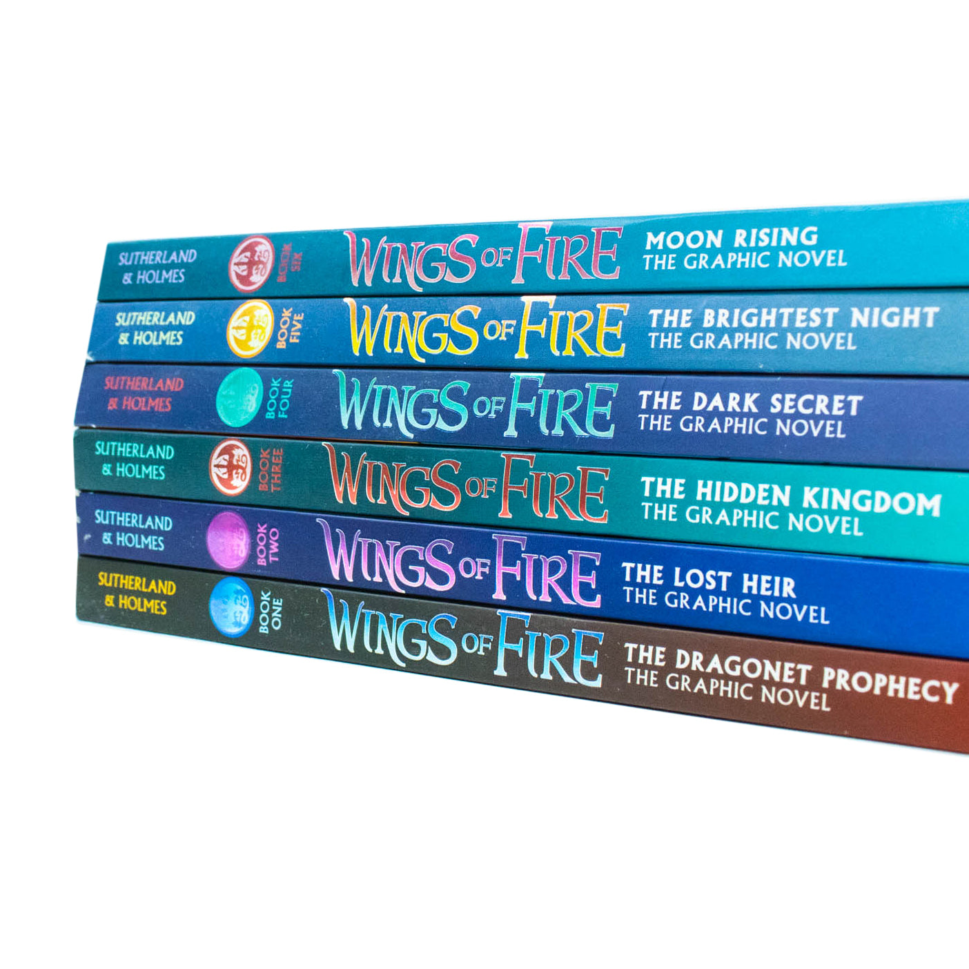 Wings of Fire Graphic Novels 6 Books Collection Set by Tui T. Sutherland - Lets Buy Books