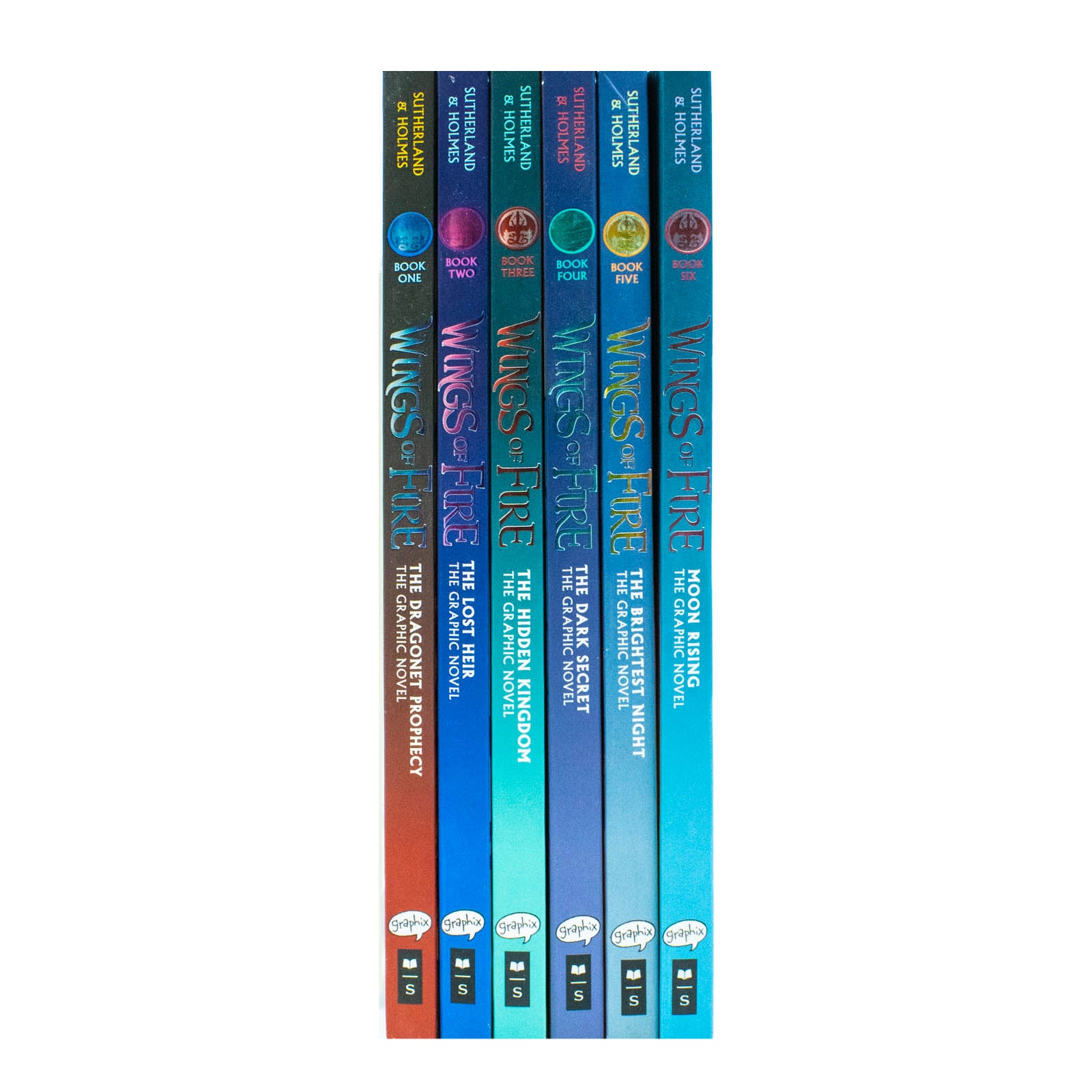 Wings of Fire Graphic Novels 6 Books Collection Set by Tui T. Sutherland - Lets Buy Books